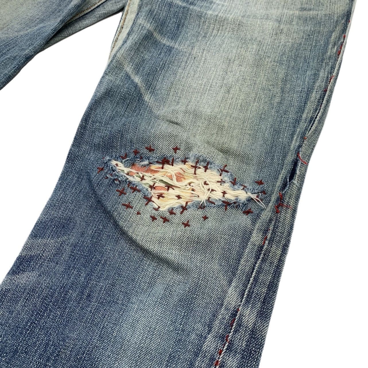 14th Addiction Edwin Distressed Denim Size US 29 - 3 Thumbnail