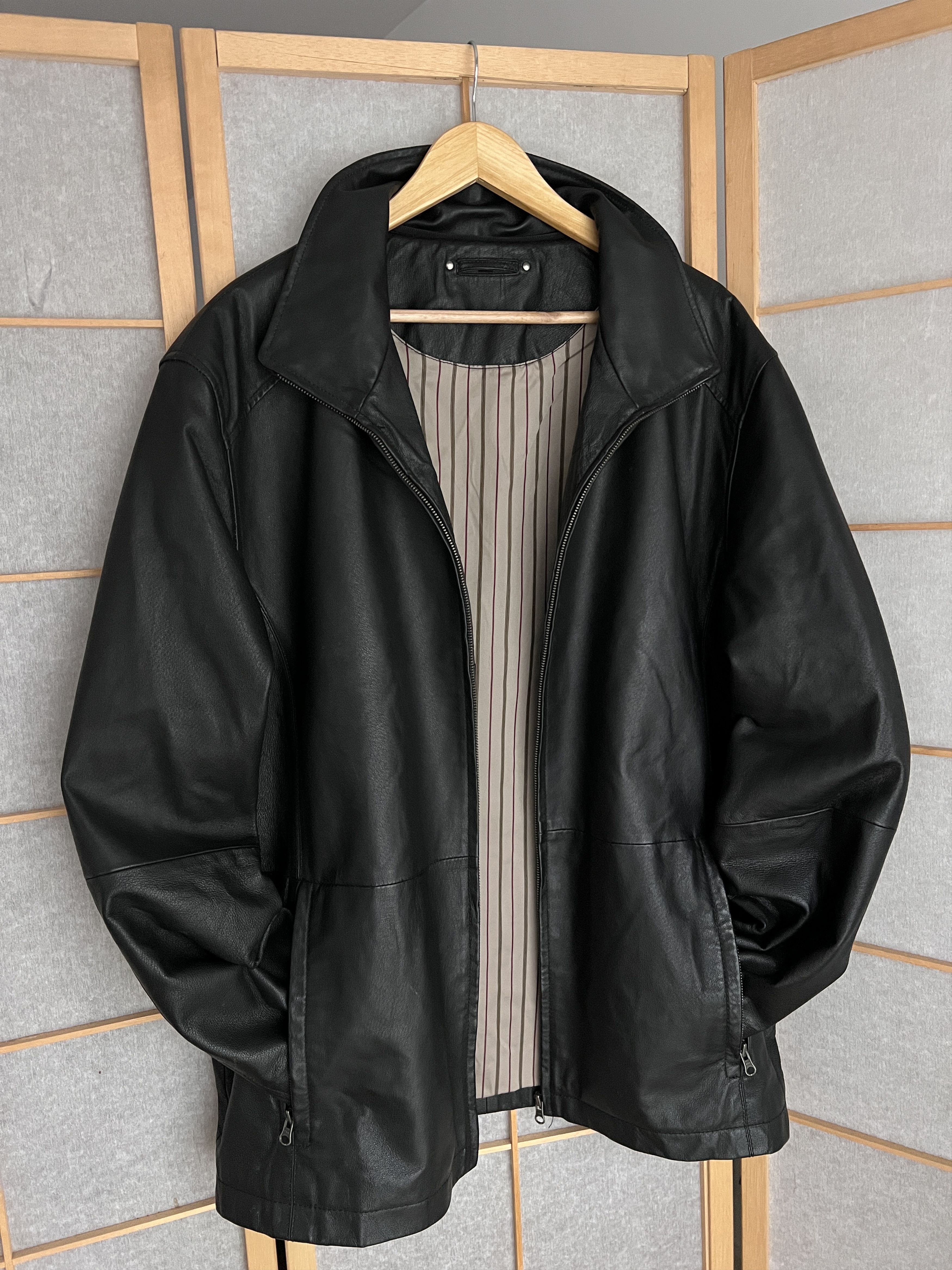 Hysteric Glamour VTG 1990s soft leather jacket coat opium japanese baggy boxy Size US XL / EU 56 / 4 - 1 Thumbnail