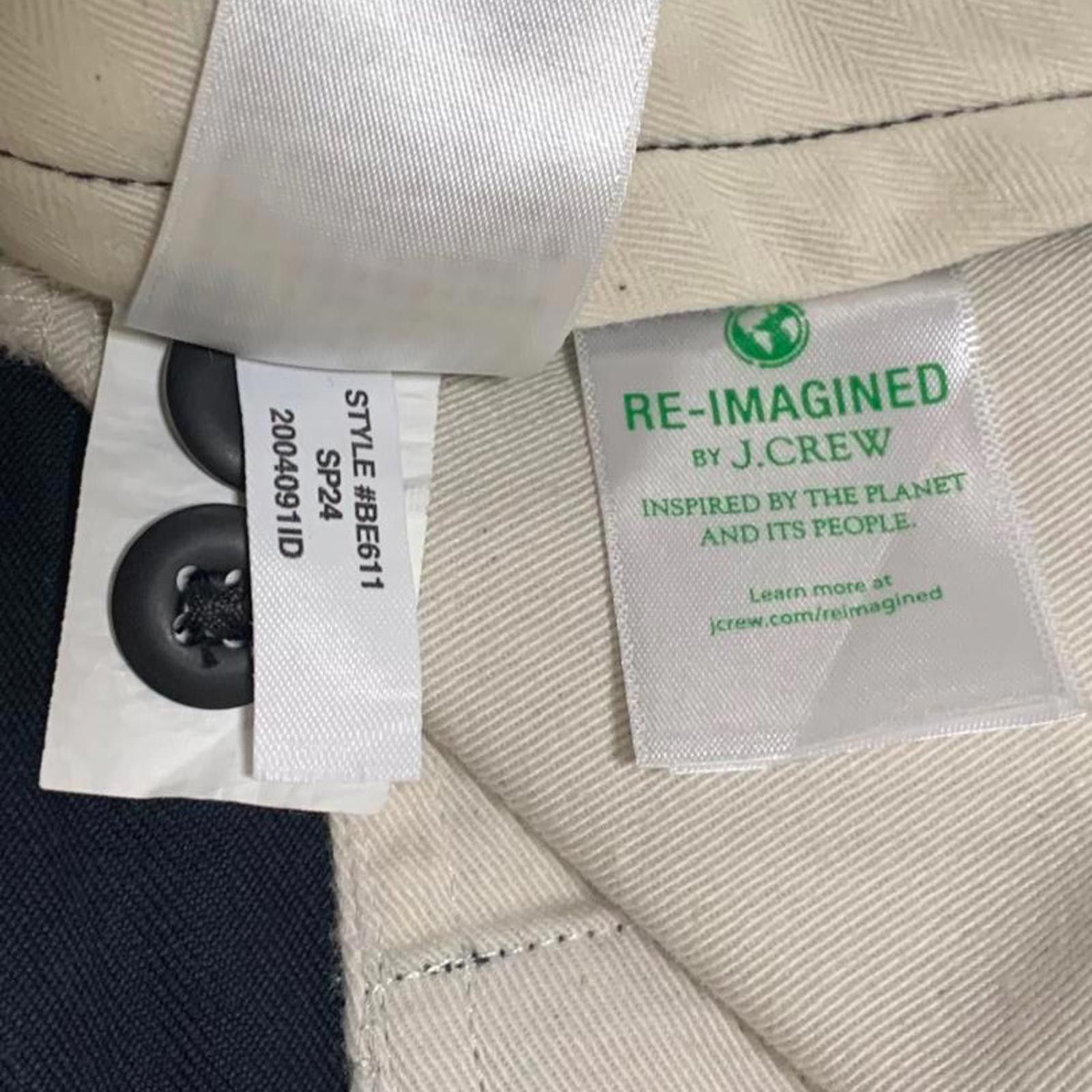J.Crew J.Crew Men's Classic Fit Chino Pants Navy Blue W33 L32 Size US 33 - 9 Thumbnail