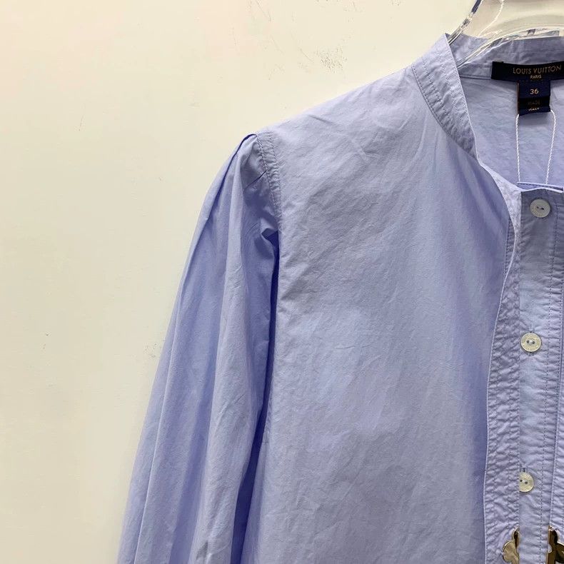 Louis Vuitton Louis Vuitton Light blue metallic petal ribbon cotton sing Size XS / US 0-2 / IT 36-38 - 3 Thumbnail