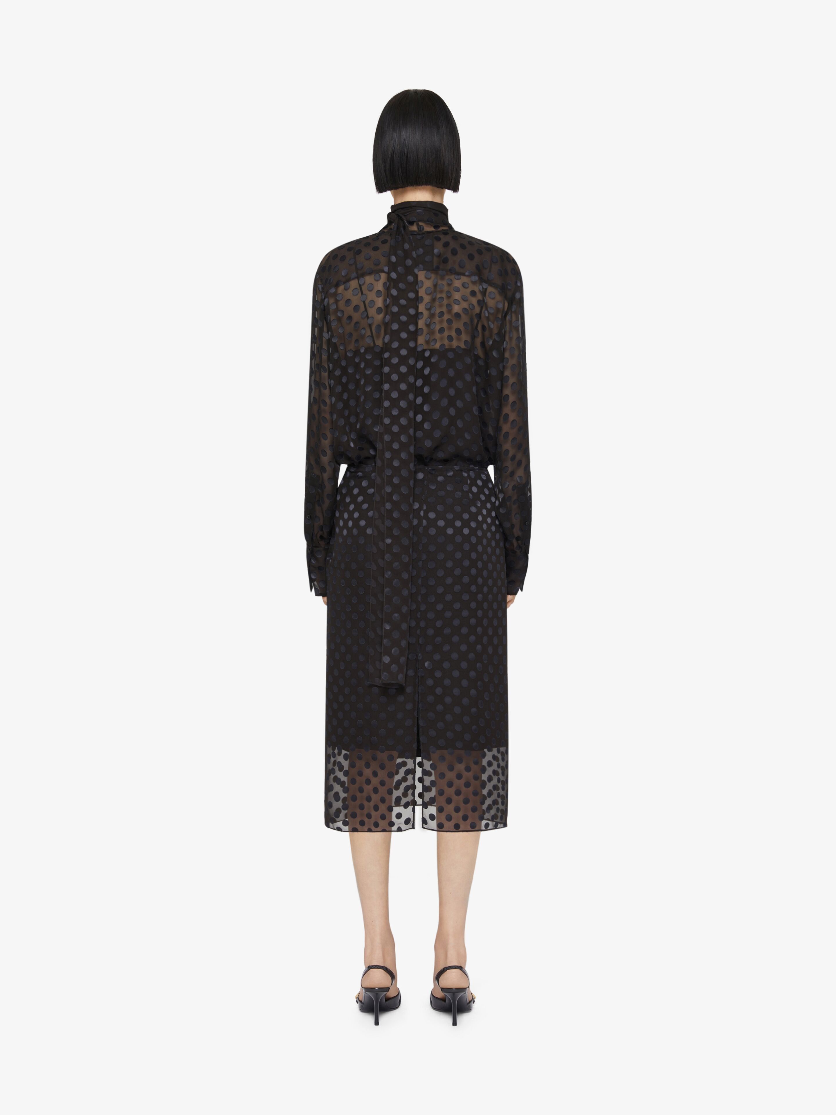 Givenchy o1w1db10325 Lavaliere Shirt in Black Size M / US 6-8 / IT 42-44 - 3 Thumbnail