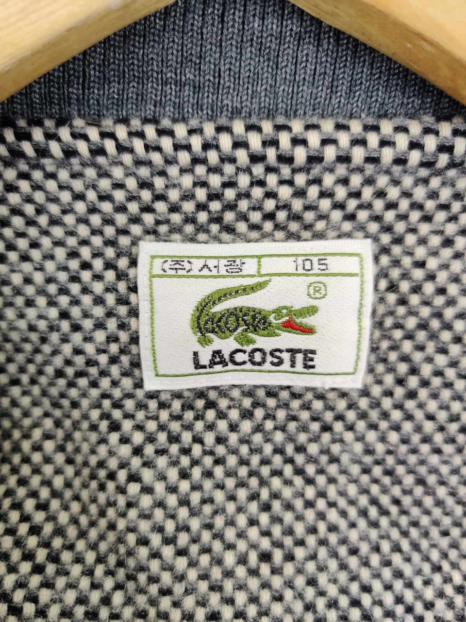 Lacoste Vintage Lacoste Crocodile Bomber Jacket Size US M / EU 48-50 / 2 - 13 Thumbnail