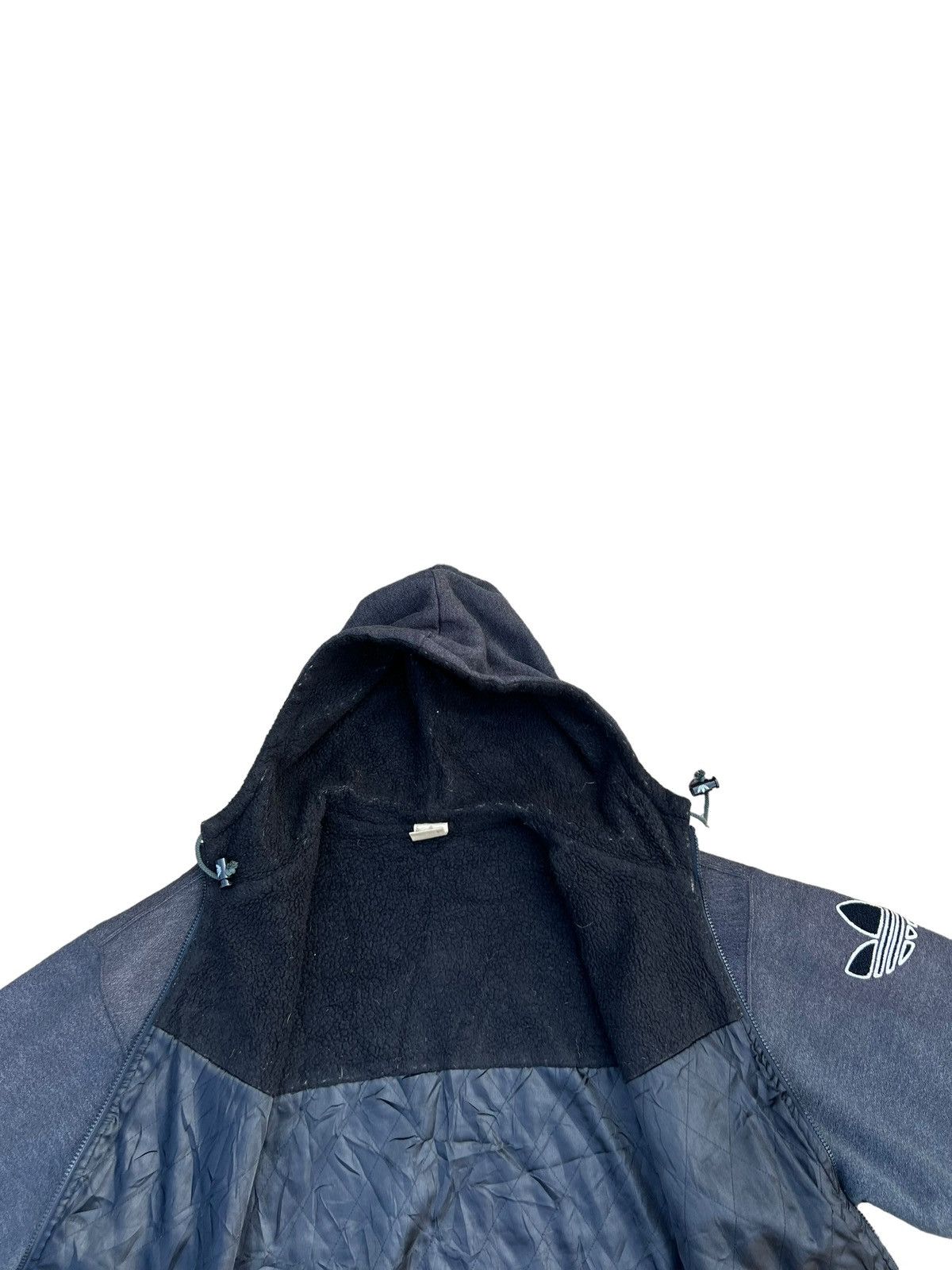 Adidas × Descente RARE!!! Vintage 90s ADIDAS Big Logo Grey Hoodie Parka Jacket Size US XL / EU 56 / 4 - 20 Thumbnail