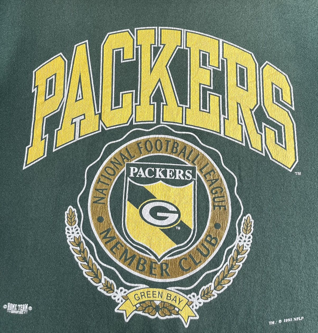 NFL × Vintage 90s Vintage NFL Packers Green Bay Sweatshirt Size US L / EU 52-54 / 3 - 8 Thumbnail