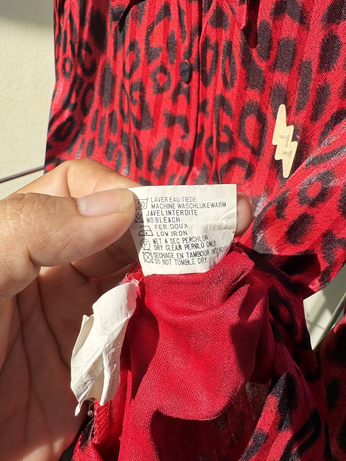 Walter Van Beirendonck Pollyyet Esther CRW Walter Van Beirendon leopard redshirt Size S / US 4 / IT 40 - 14 Thumbnail