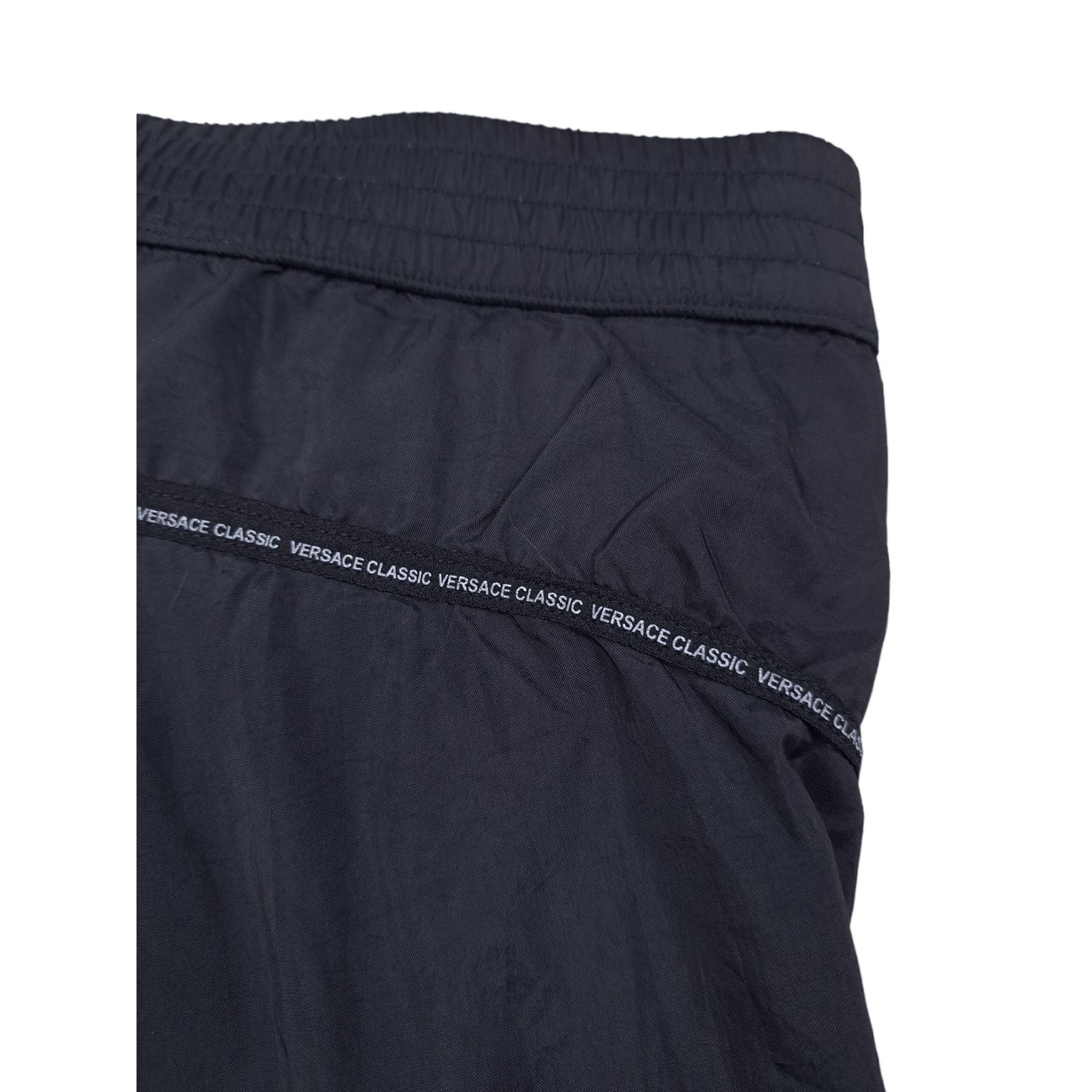 Versace 💎 Vintage Versace Classic Black Shorts Trunks Swimwear Size US 31 - 4 Thumbnail