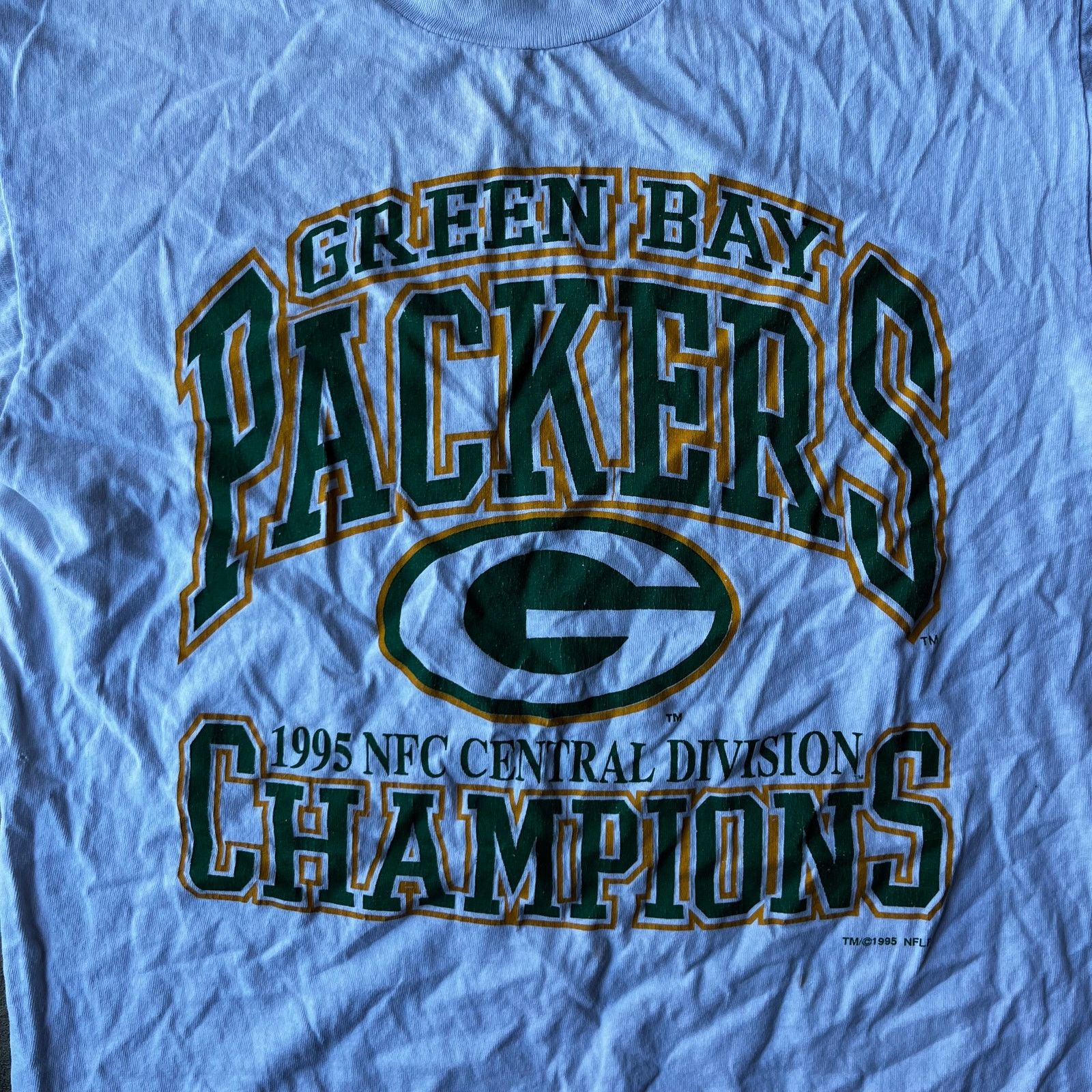 Vintage VINTAGE GREEN BAY PACKERS 1995 NFC CHAMPIONS SHIRT LARGE Size US L / EU 52-54 / 3 - 6 Thumbnail