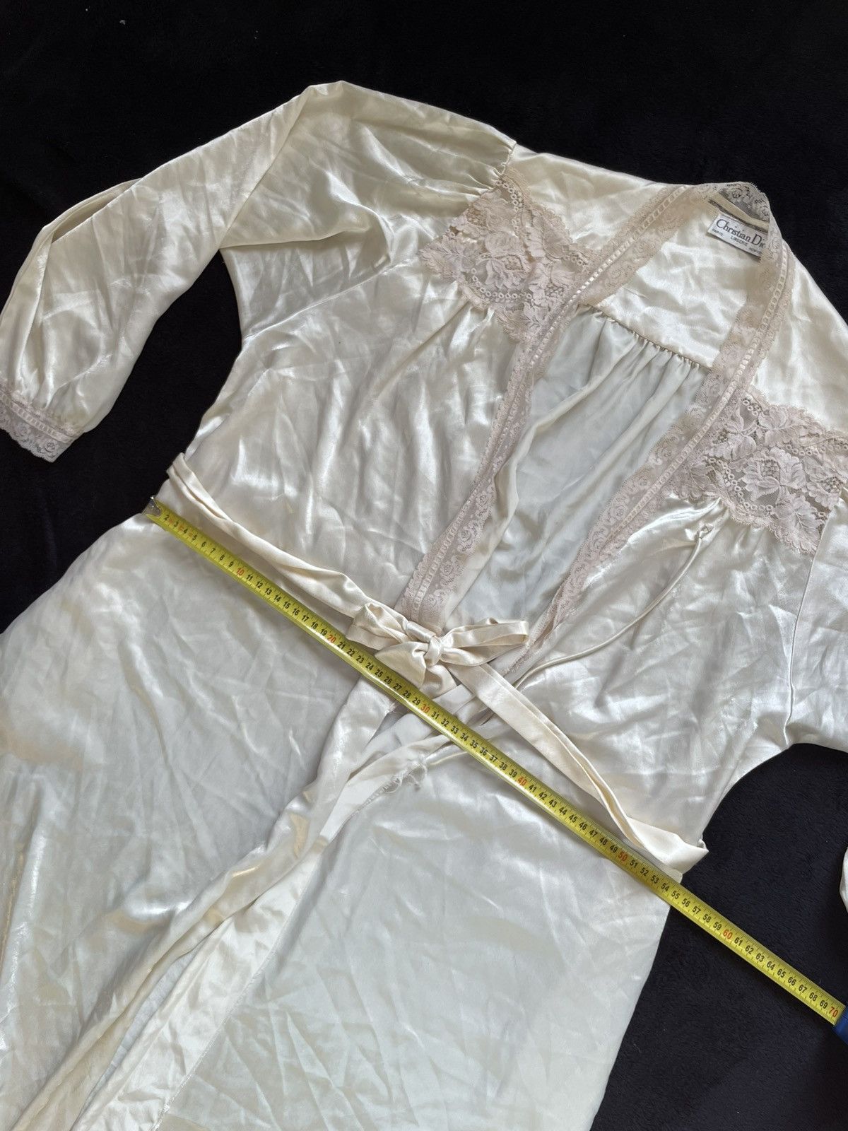 Dior Christian Dior Archive Vintage 70s Robe Dress Woman‘s Size M Size M / US 6-8 / IT 42-44 - 14 Thumbnail