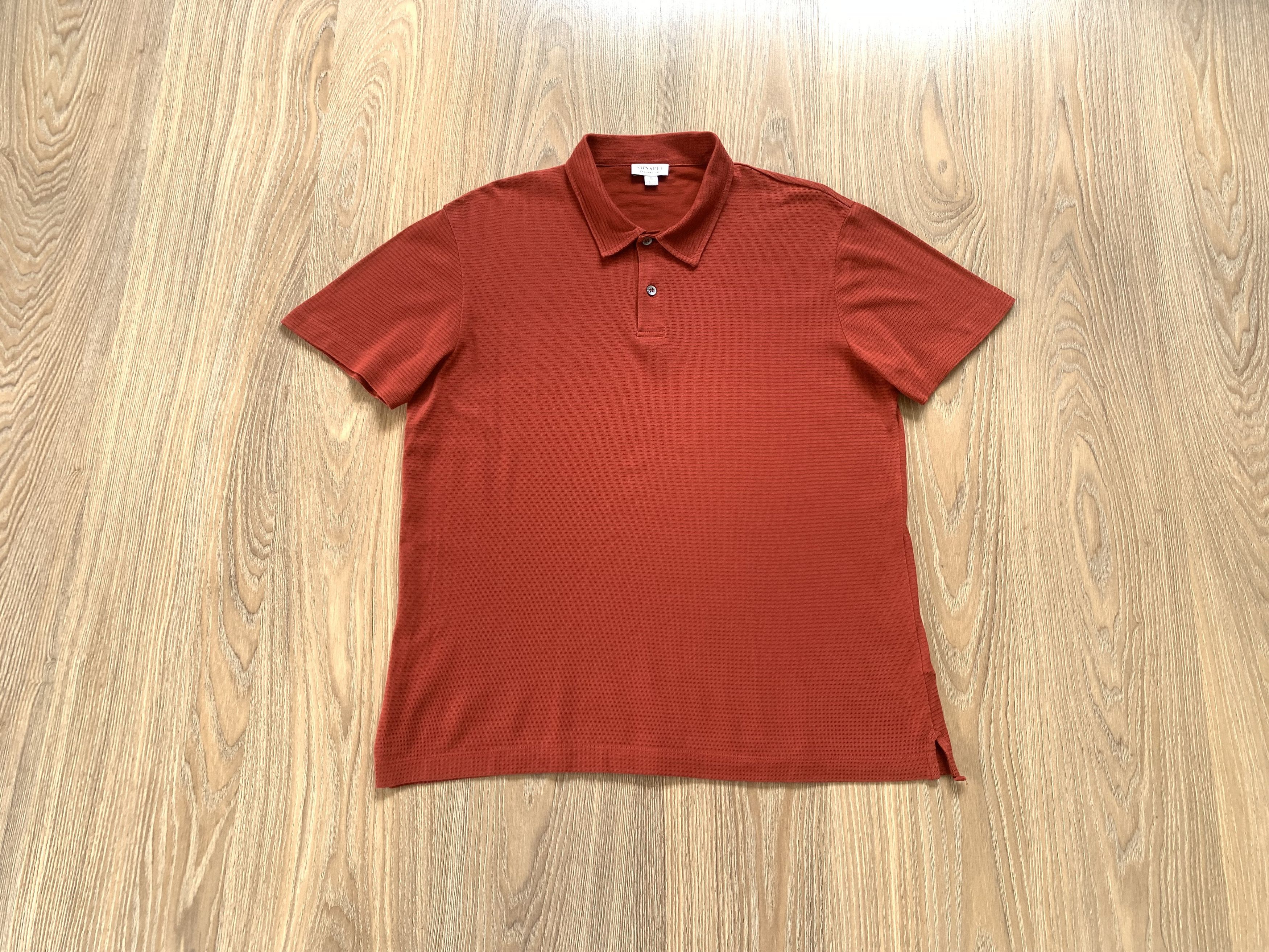 Sunspel Sunspel England Mens Mesh Cotton Polo T Shirt Size US M / EU 48-50 / 2 - 1 Thumbnail