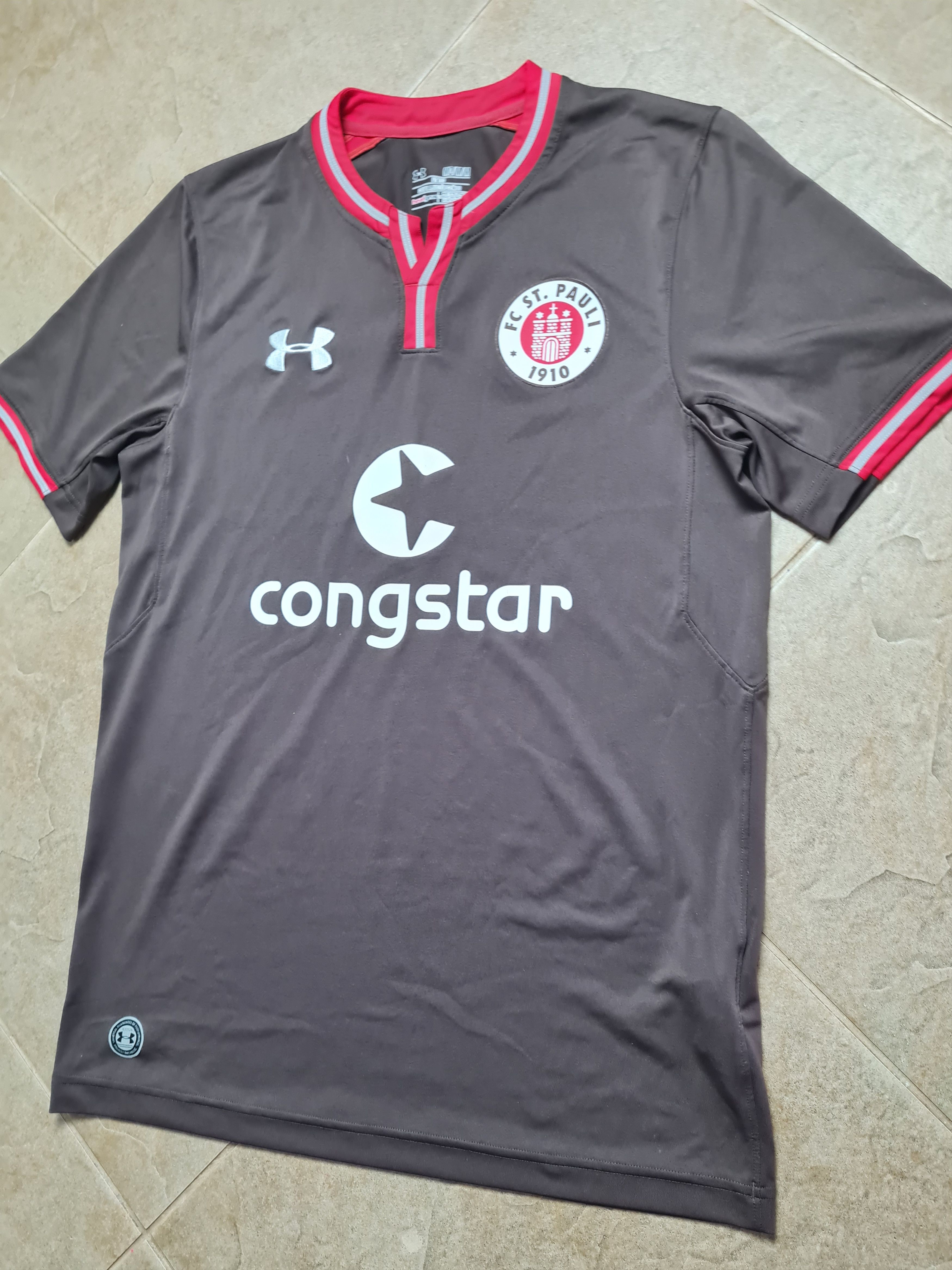 Under Armour SOCCER SHIRT ST PAULI 2019/2020 HOME FOOTBALL JERSEY Size US M / EU 48-50 / 2 - 15 Thumbnail