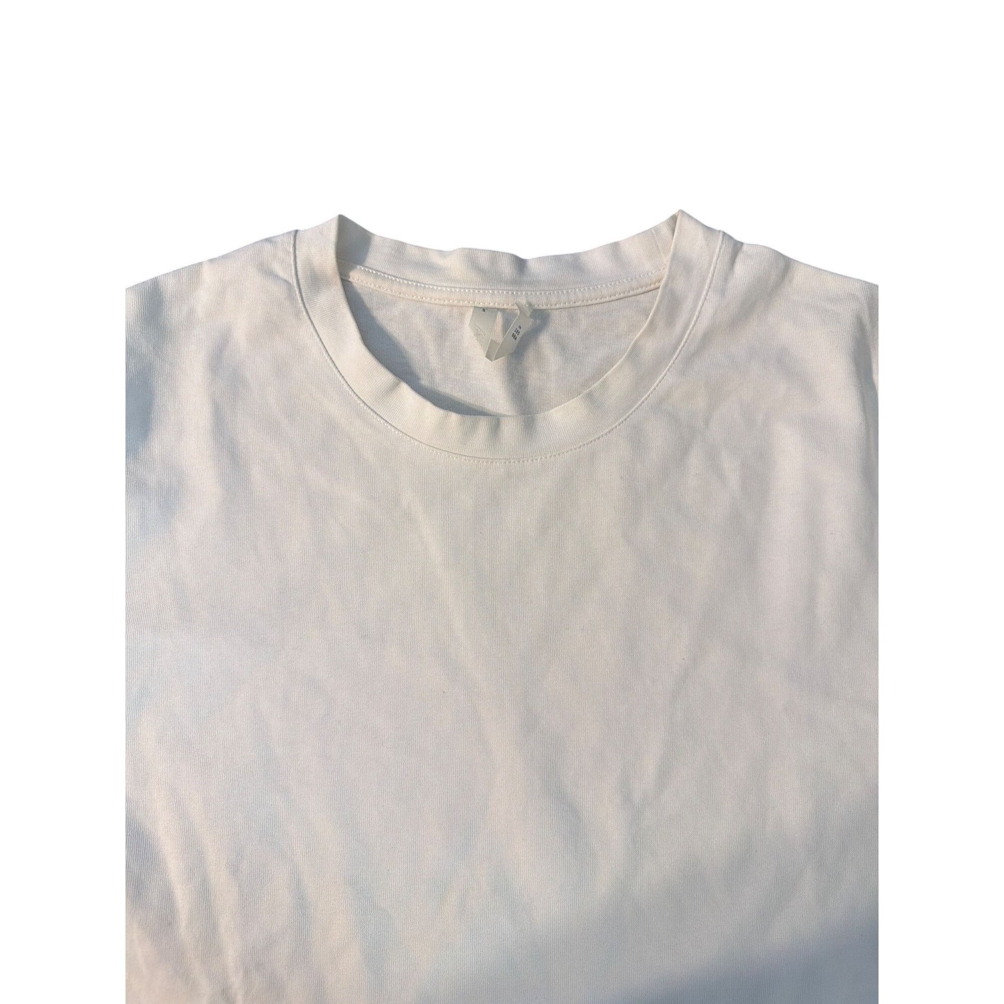 Arket ARKET White Short Sleeve Cropped T Shirt 100% Cotton Size Sm Size S / US 4 / IT 40 - 3 Thumbnail