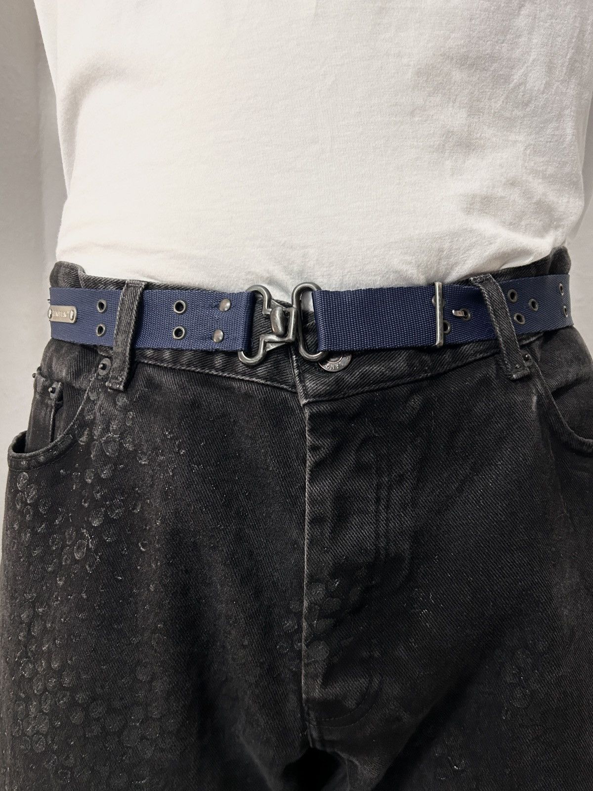 9,680円helmut lang jeans 1998 military belt