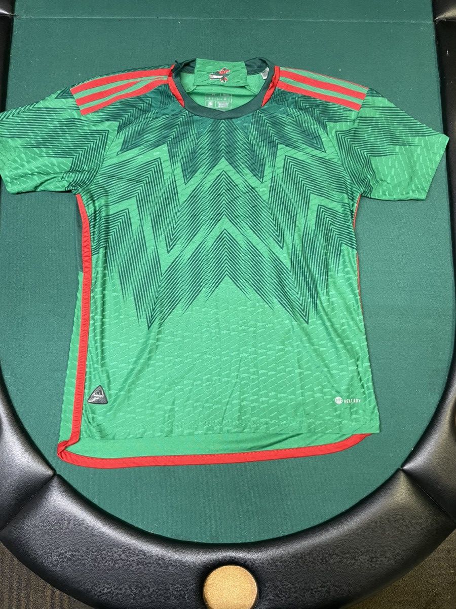 Adidas Adidas Mexico 2022 World Cup Home Jersey (Authentic) Size M Size US M / EU 48-50 / 2 - 1 Thumbnail