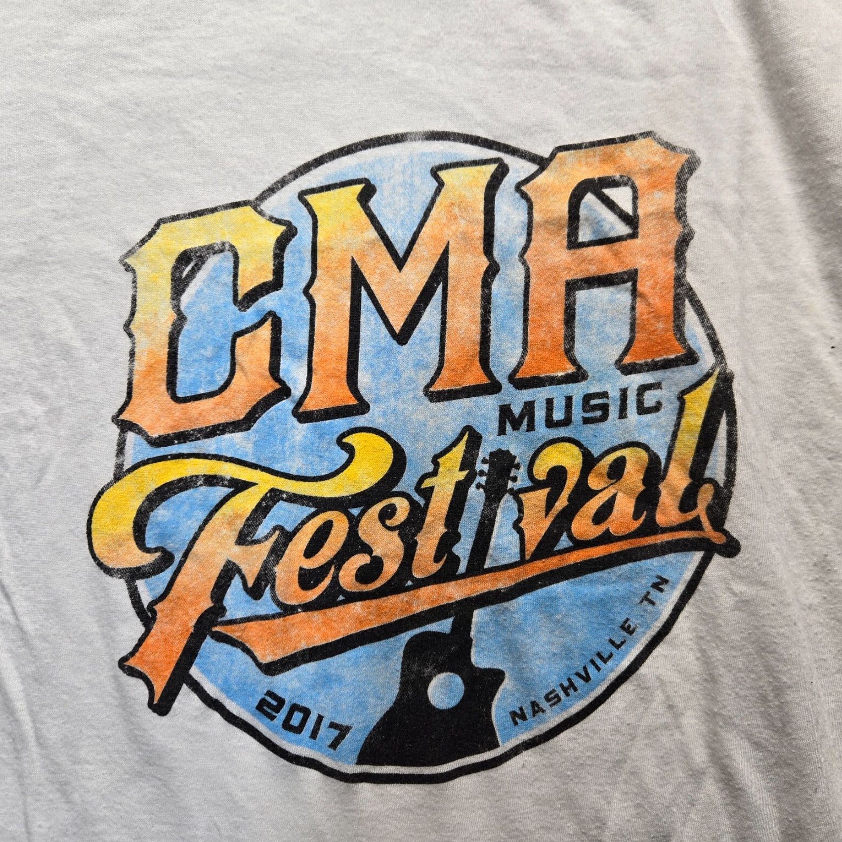 Vintage CMA Music Festival Nashville 2017 CMA Country Shirt Men M Medium White Logo Concert Music Shirt Mens Size US M / EU 48-50 / 2 - 2 Thumbnail