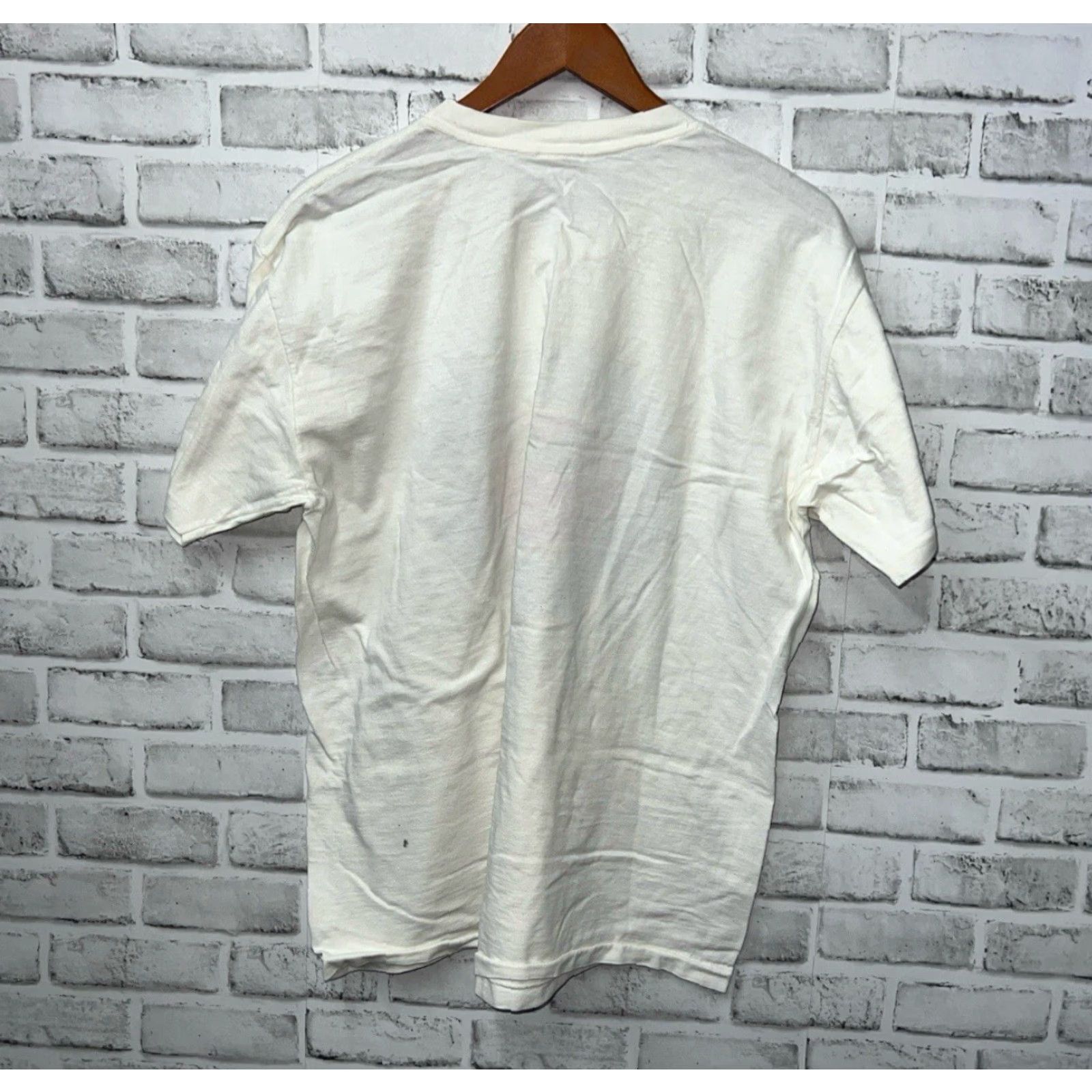 Vintage VINTAGE Rosarito Beach T-Shirt Mens L White Stitch SINGLE STITCH Tropical Beach Rosarito White T-Shirt Mens L Size US L / EU 52-54 / 3 - 4 Thumbnail