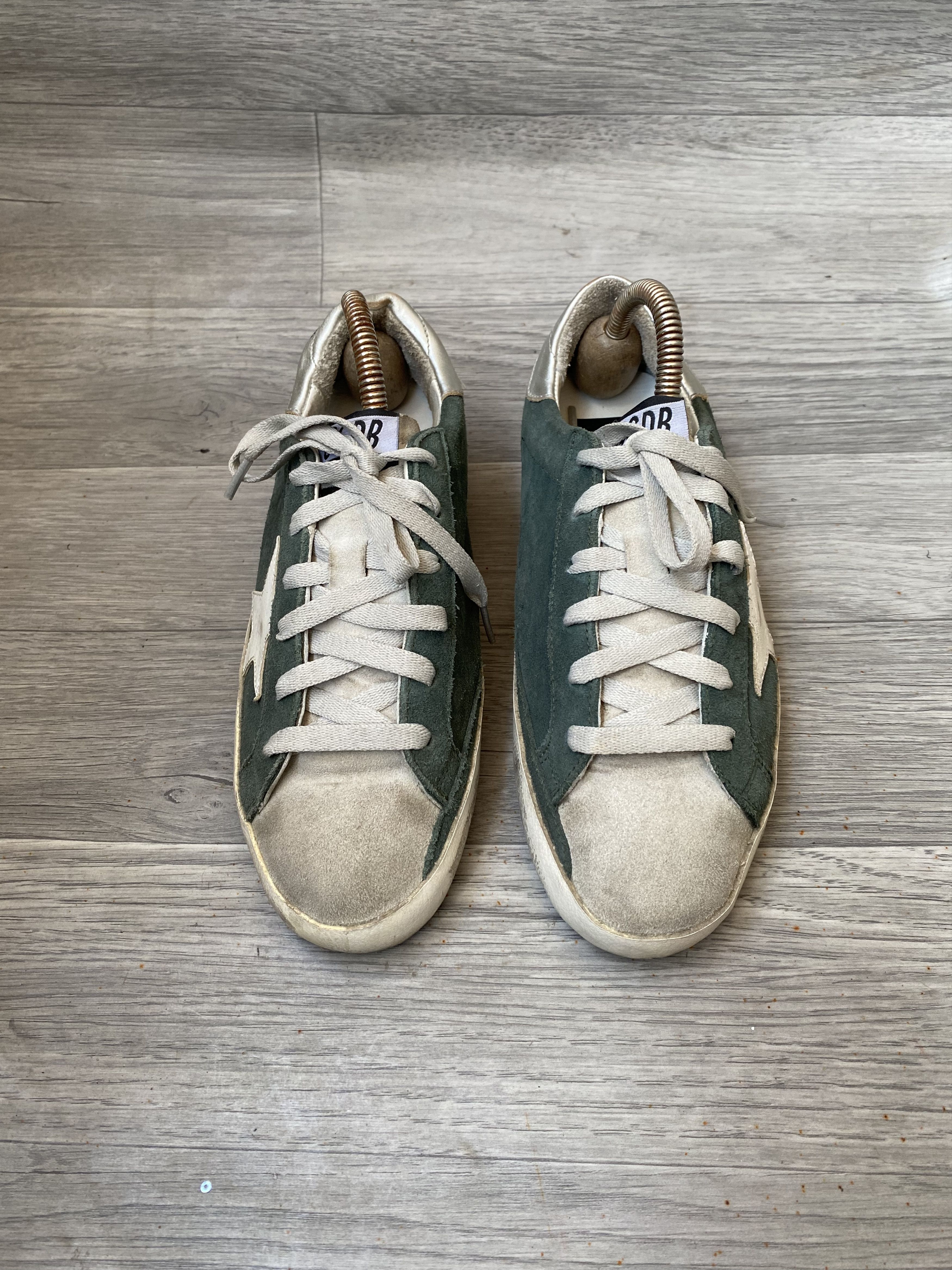 Golden Goose Golden goose superstar low top distressed sneakers sz 37 Size US 7 / IT 37 - 2 Thumbnail
