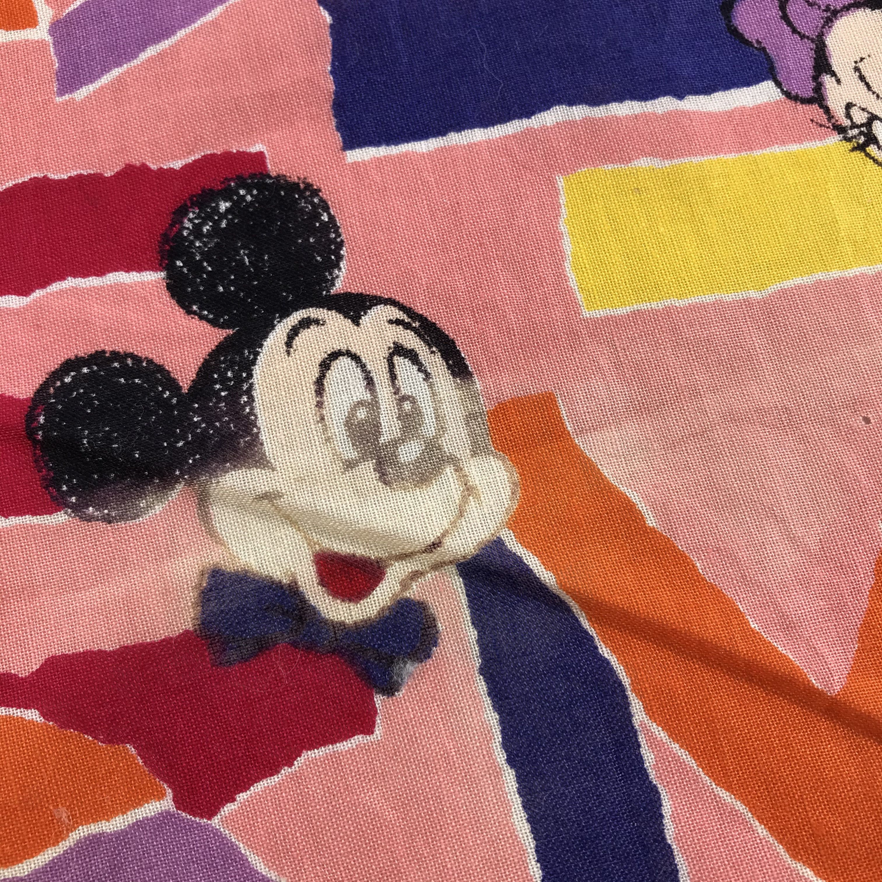 Disney × Vintage Disney Bandana / Handkerchief / Neckerchief - S1873 Size ONE SIZE - 3 Thumbnail