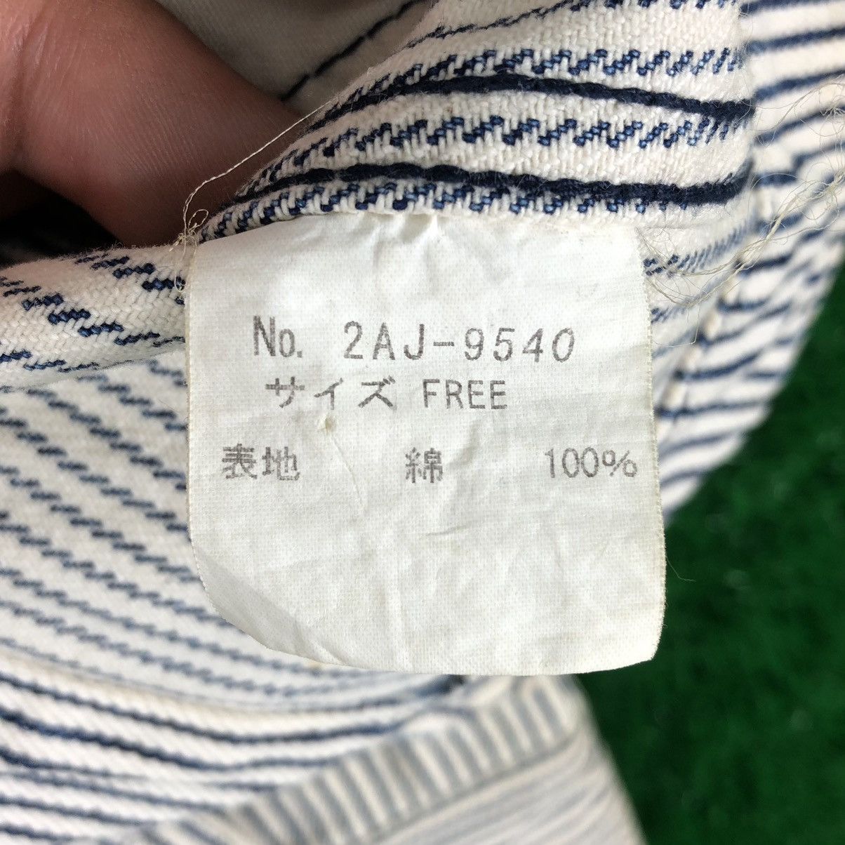 Hysteric Glamour Vintage 90's Hysteric Glamour Hickory Stripe Denim Jacket Size XS / US 0-2 / IT 36-38 - 14 Thumbnail