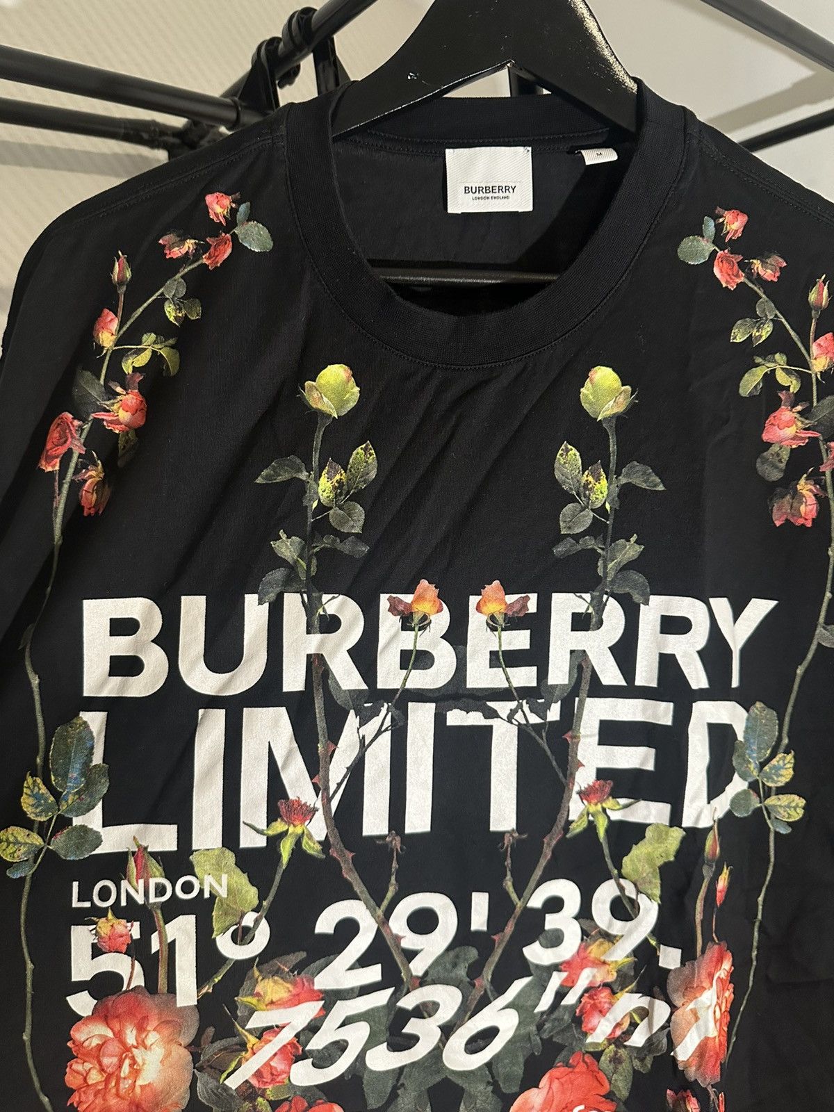 Burberry Burberry Limited Horseferry Flower T-Shirt Graphic Coordinat Size US M / EU 48-50 / 2 - 4 Thumbnail