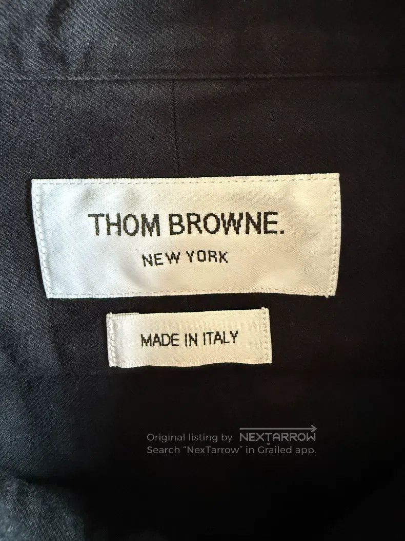 Thom Browne Thom Browne Navy Blue Shirt Size US S / EU 44-46 / 1 - 3 Thumbnail