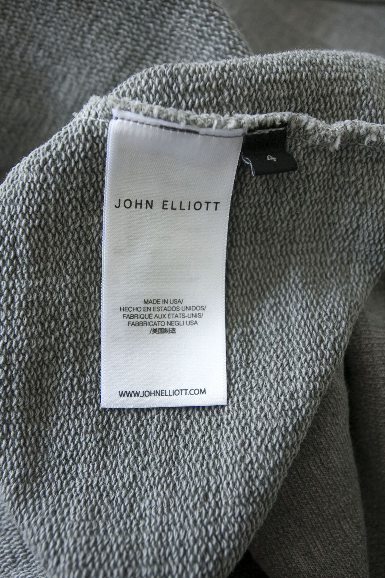 John Elliott John Elliott Sweatshirt Size 4 / XL Gray Size US XL / EU 56 / 4 - 5 Thumbnail