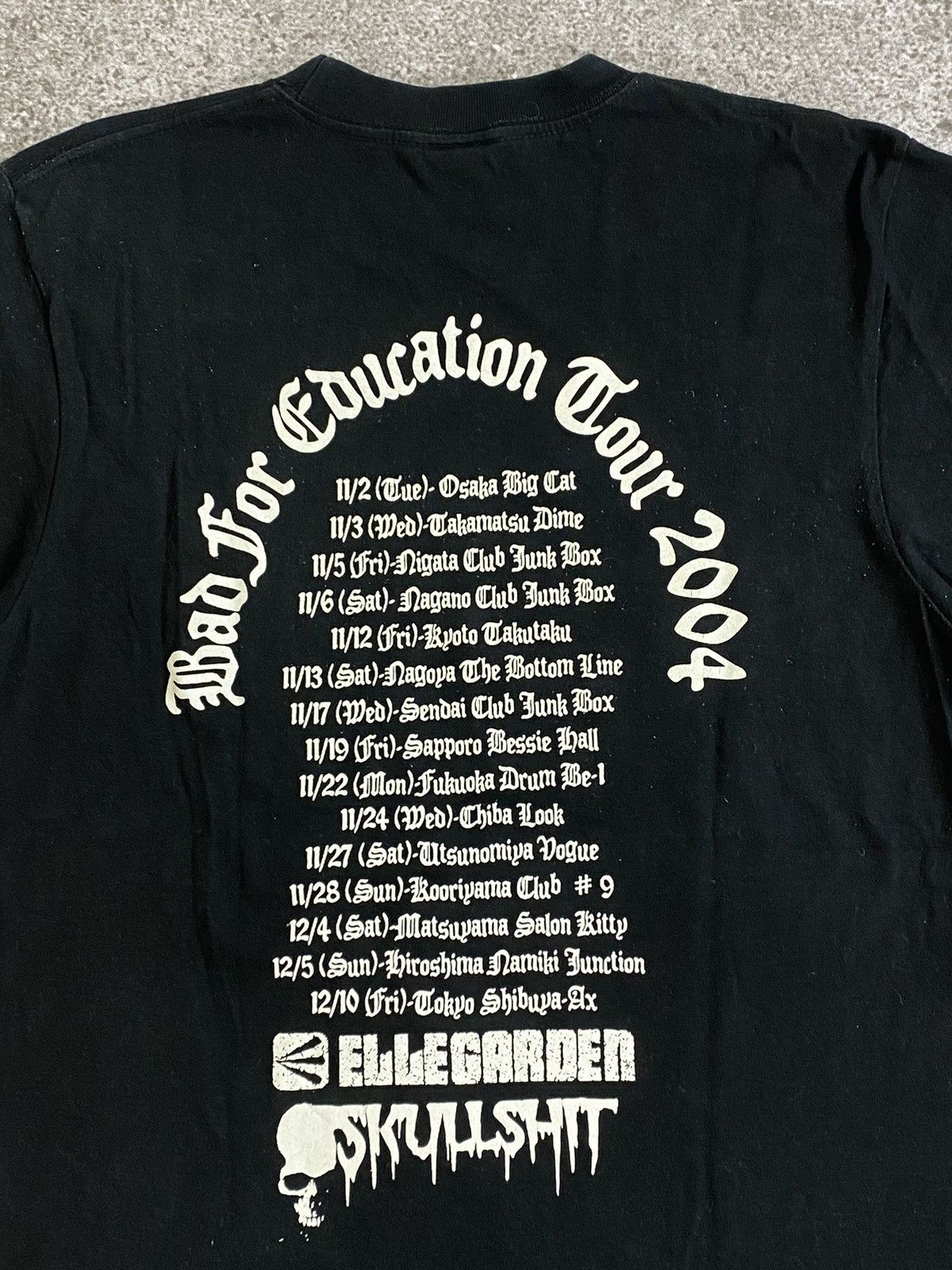 Band Tees Ellegarden Bad for education tour 2004 t shirt Size US M / EU 48-50 / 2 - 4 Thumbnail
