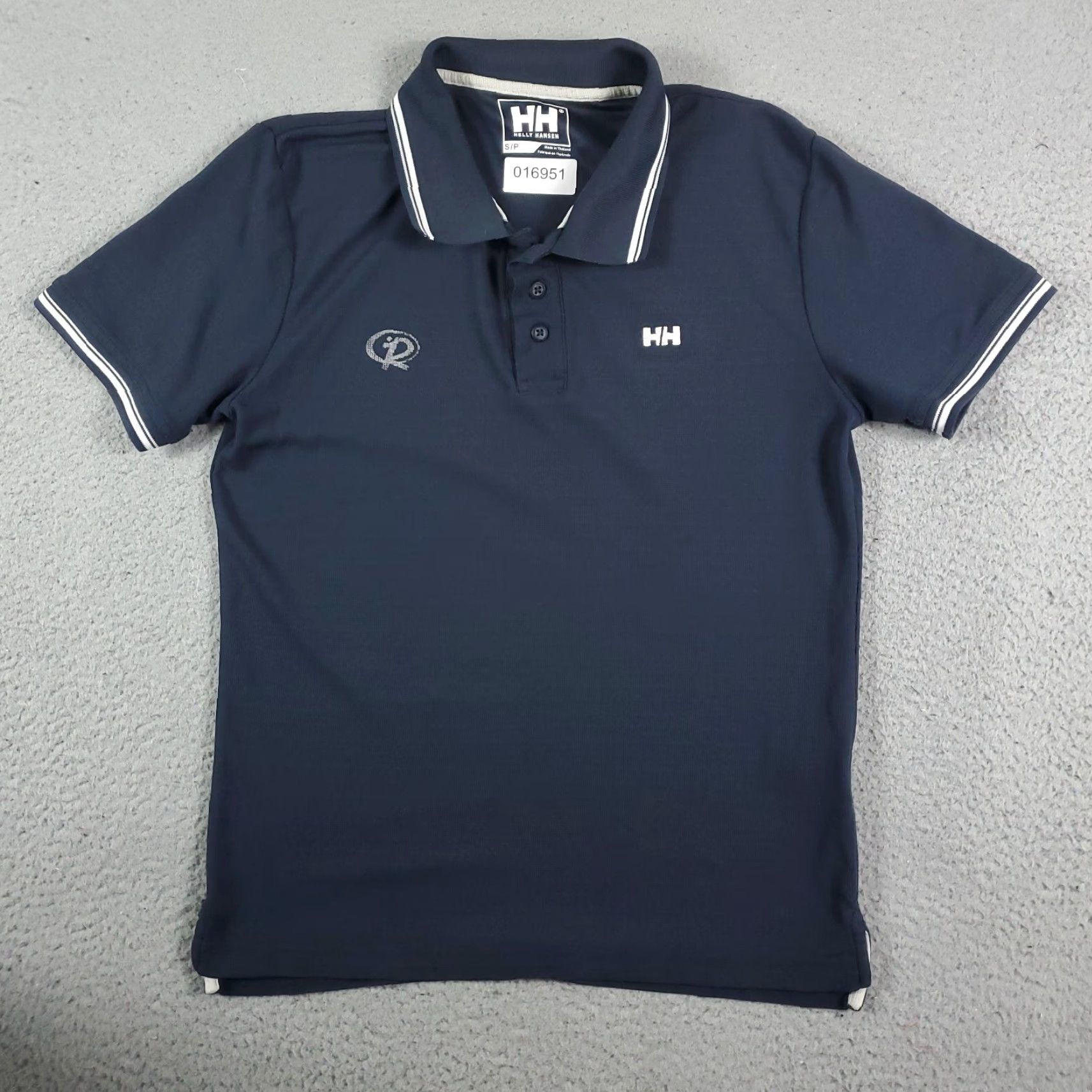 Helly Hansen Helly Hansen Polo Shirt Mens Small Navy Blue Cotton Blend Knit Short Sleeve Casual Golf Sport Logo Button Collar Polo Mens S Navy Blue Size US S / EU 44-46 / 1 - 2 Thumbnail