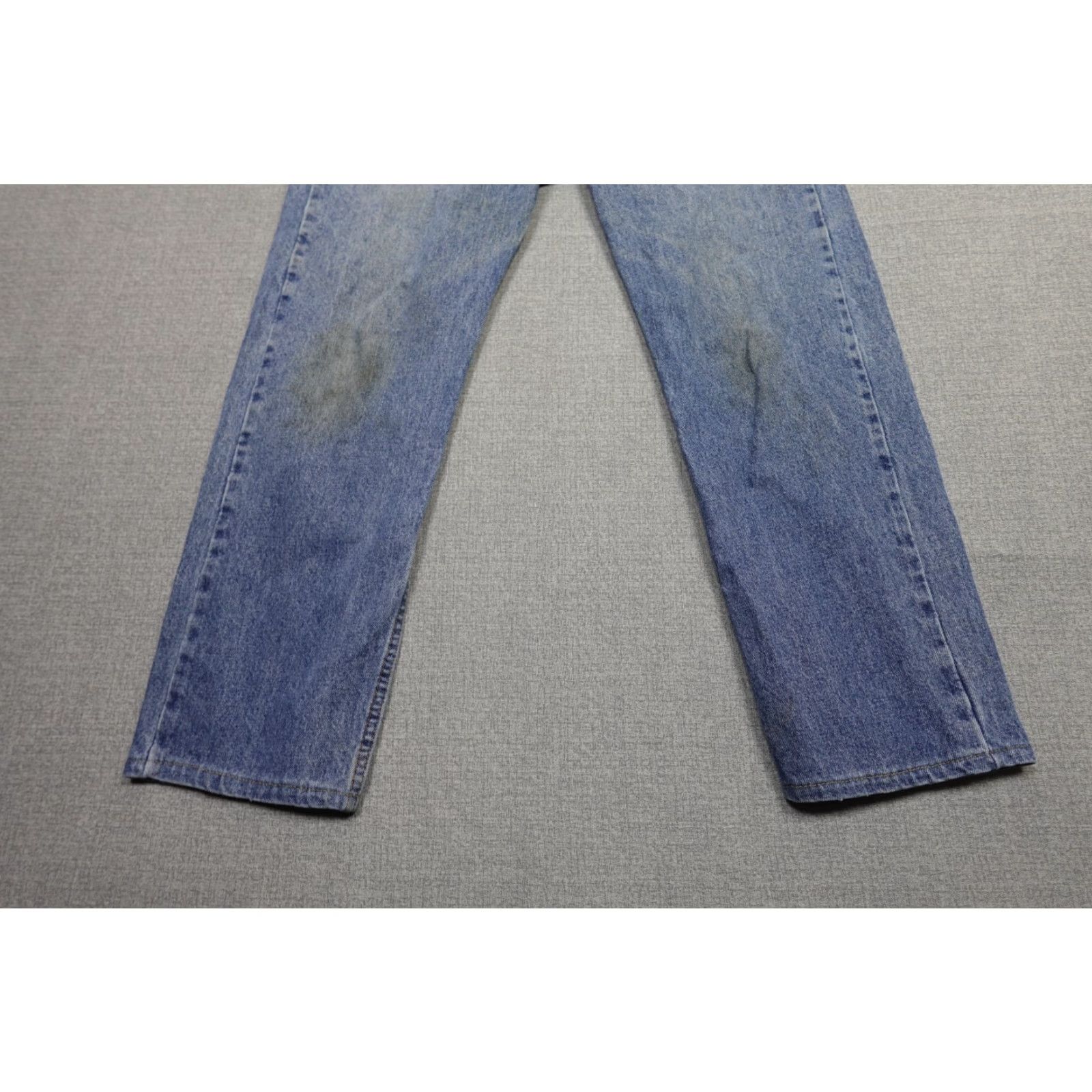 Levi's Levi's 505 Jeans Mens 36x32 Blue Regular Fit Straight Leg Light Wash Vintage Size US 36 / EU 52 - 3 Thumbnail