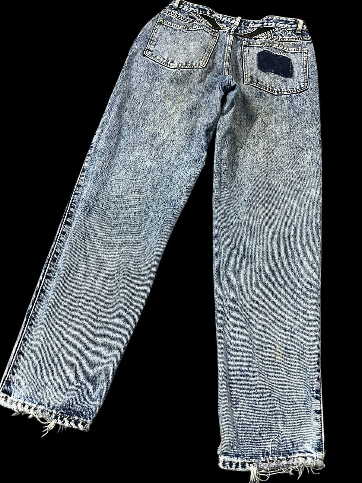 If Six Was Nine Vintage 80’s Edwin United Kingdom Acid Wash Carrot Pattern Size US 29 - 2 Thumbnail