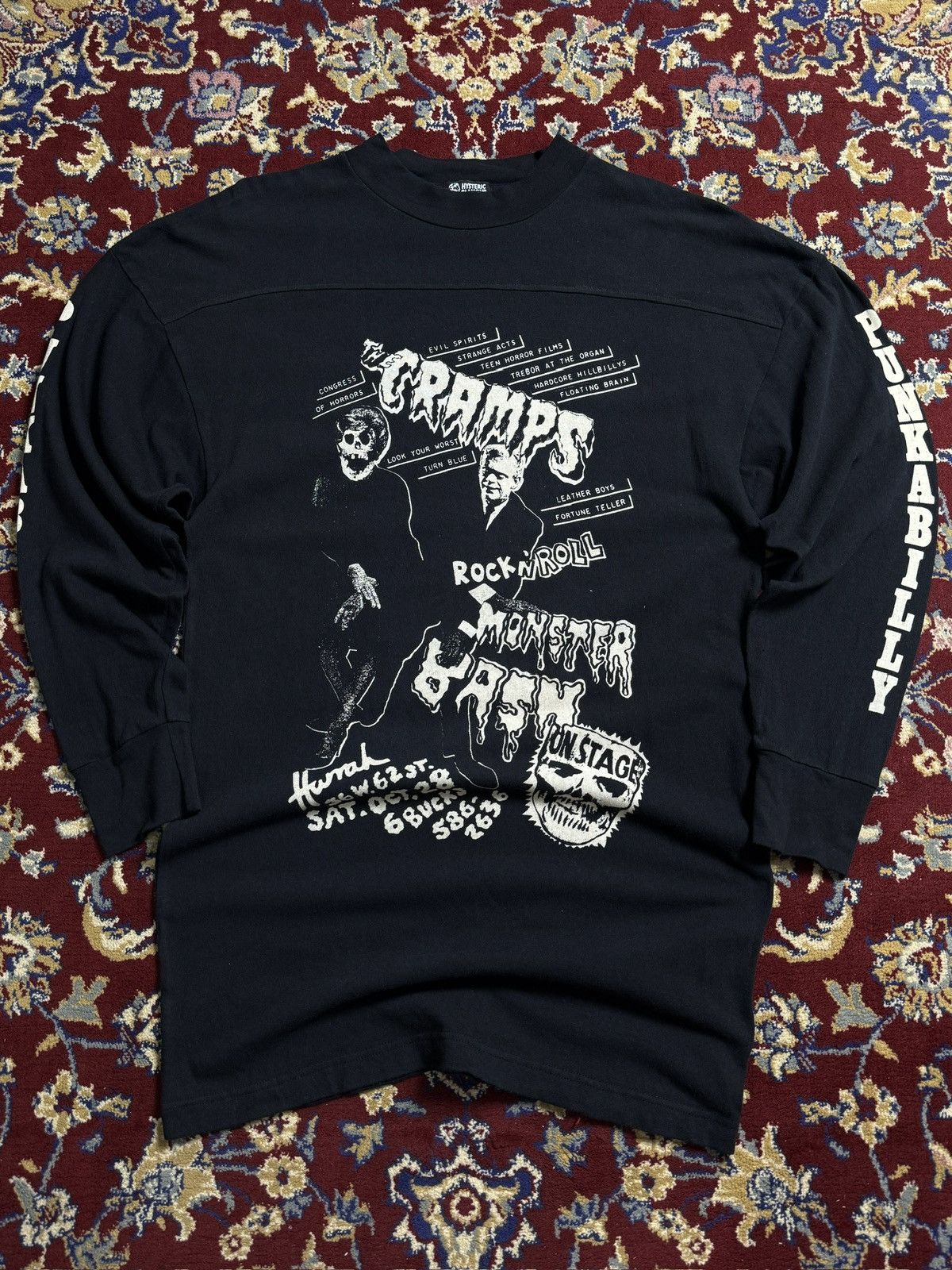 Hysteric Glamour Hysteric Glamour The Cramps Punkabilly Monster Bash Y2k tee Size US M / EU 48-50 / 2 - 1 Thumbnail