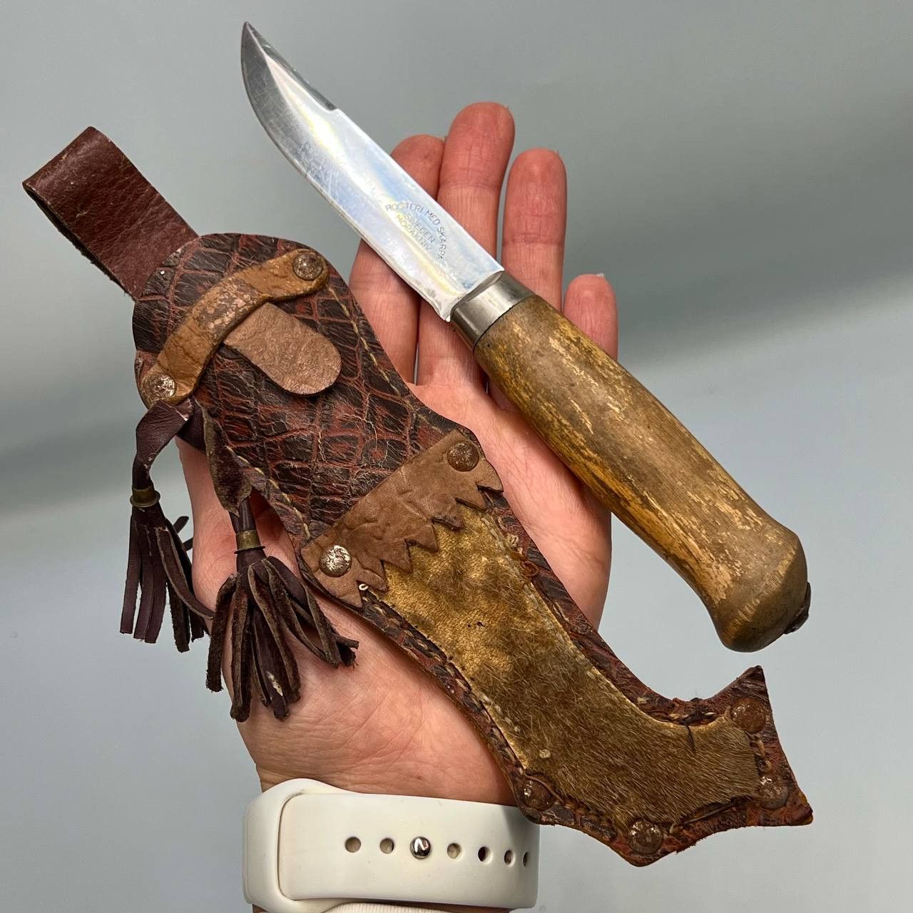 Vintage Rostfri Med Skarpa Morakniv Puukko Hunting Knife Fixed Blade Size ONE SIZE - 1 Thumbnail