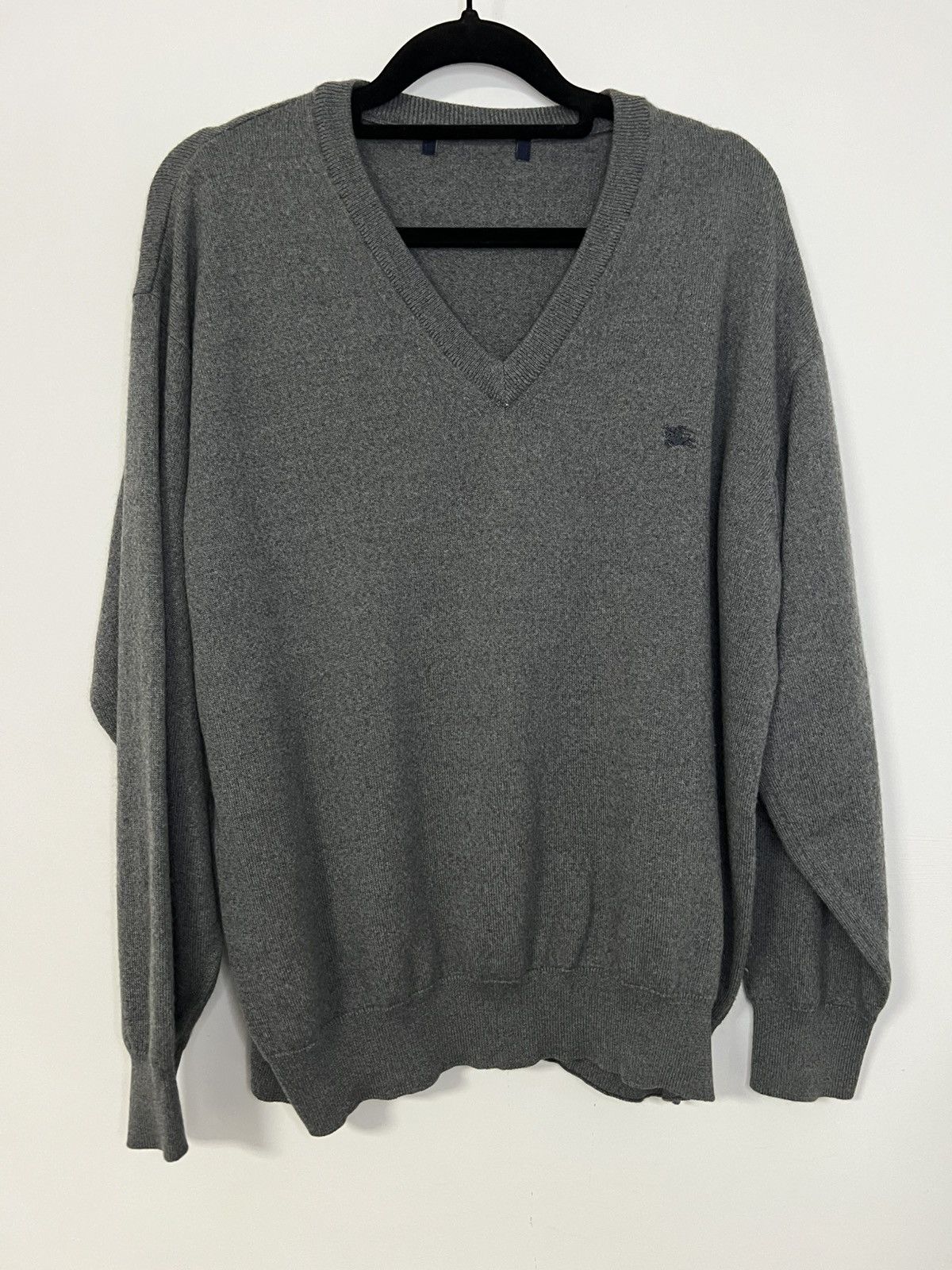 Burberry Burberry grey V-neck sweater M Size US M / EU 48-50 / 2 - 1 Thumbnail