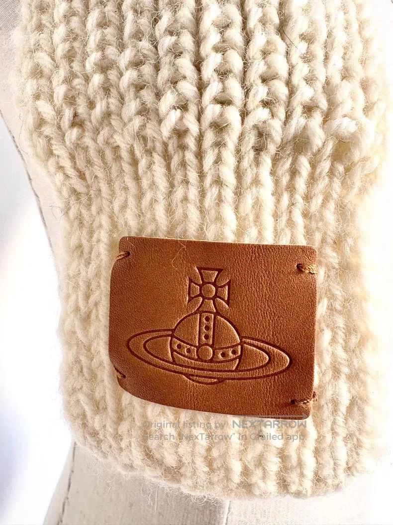 Vivienne Westwood Vivienne Westwood White knitted cat ear hat Size ONE SIZE - 4 Thumbnail