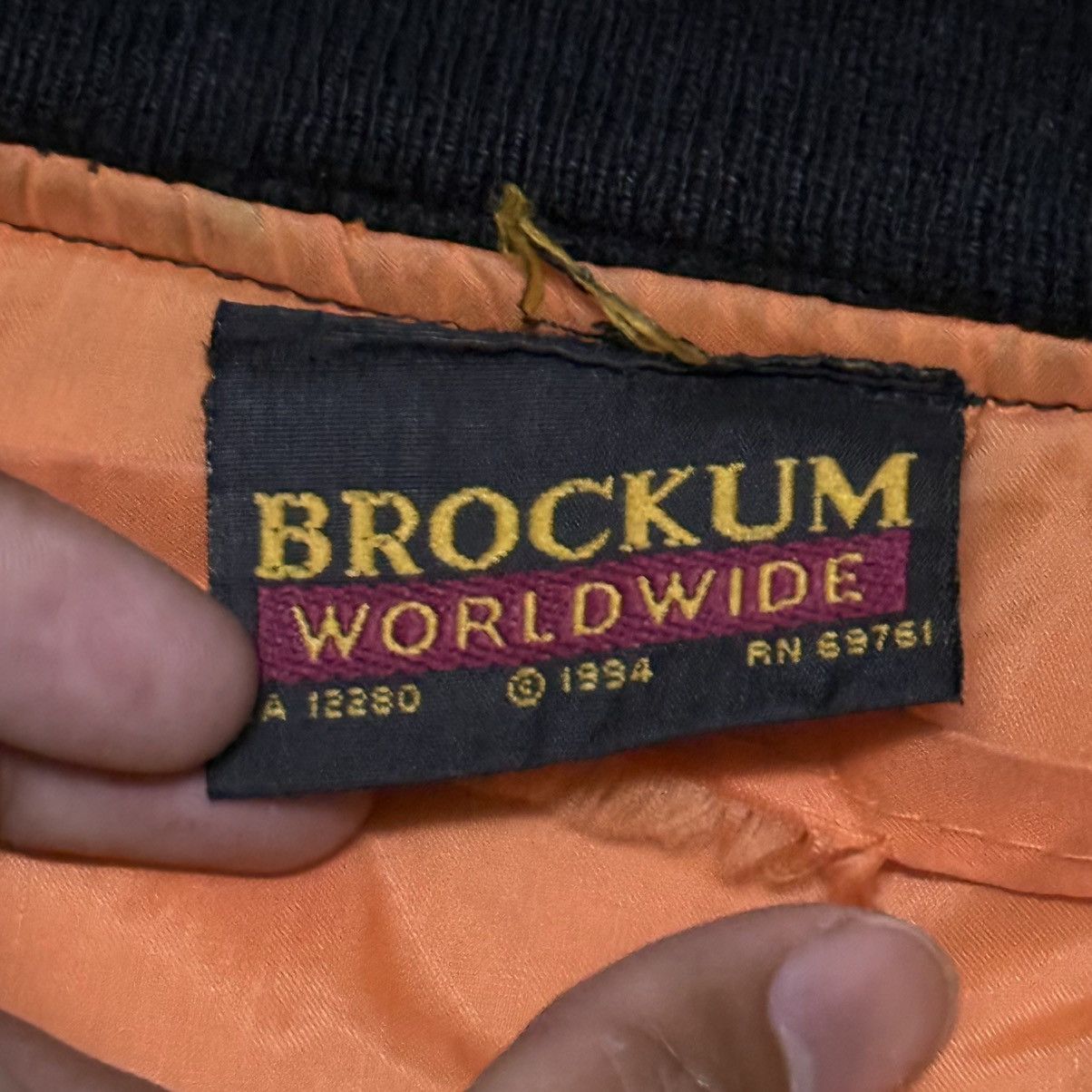 Brockum Vintage 1994 The Rolling Stones Bomber Jacket Brockum Tag Size US L / EU 52-54 / 3 - 8 Thumbnail