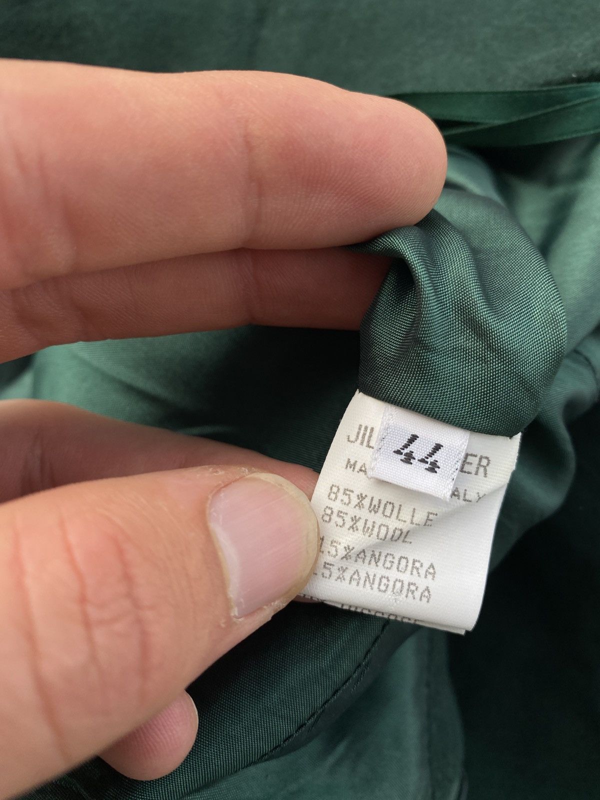 Jil Sander Vintage Jil Sander + Wool Skirt Size 30" / US 8 / IT 44 - 8 Thumbnail