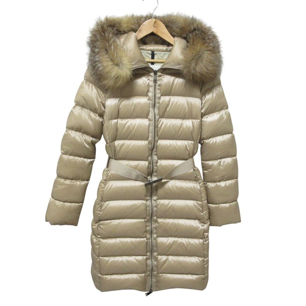 Moncler Moncler Moncler Tinuviel Blue Frost Fox Fur Down Coat Fur Outerwear DUTY FREE for USA Size ONE SIZE - 1 Thumbnail