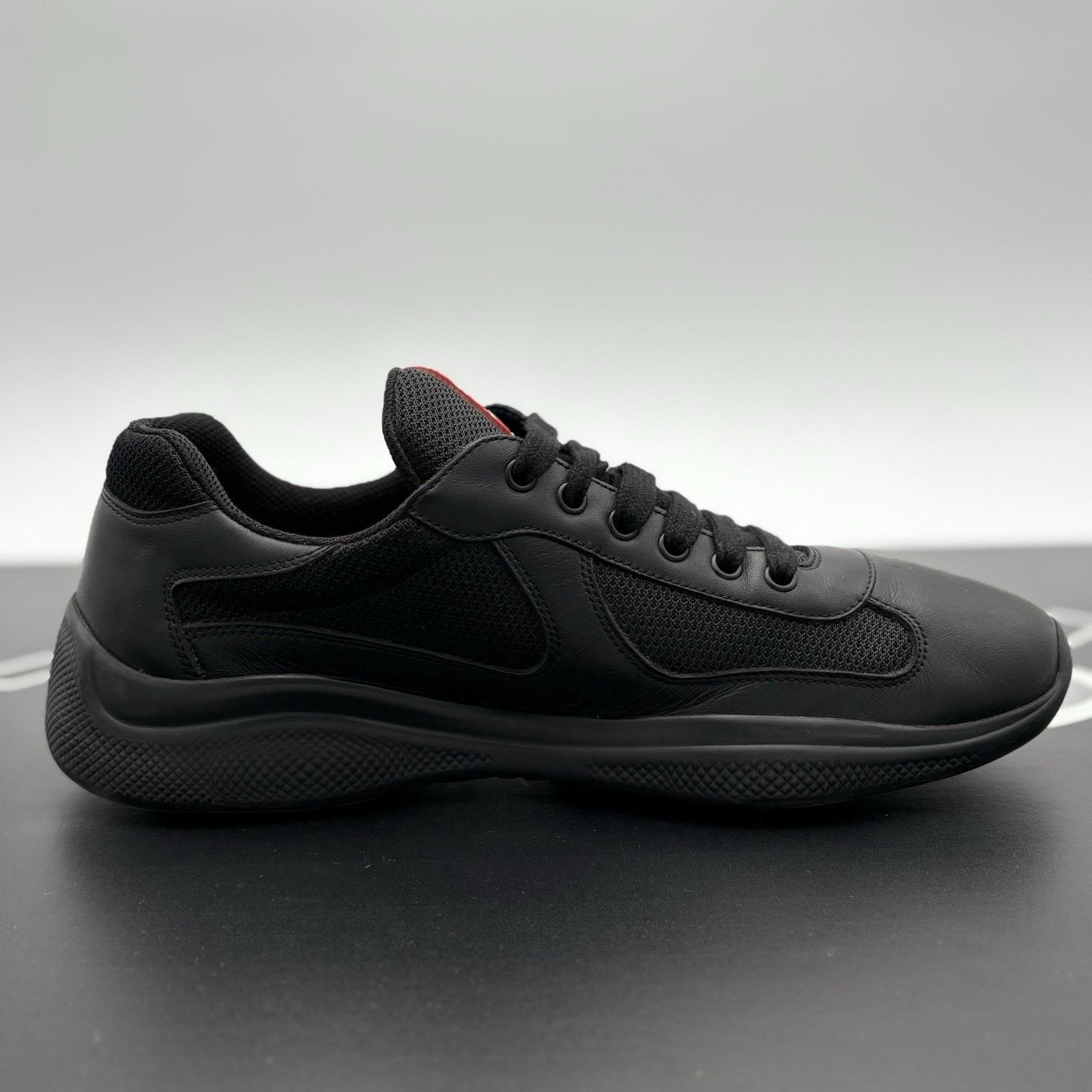 Prada Prada Americas Cup ' Black Leather ' | SUPER CLEAN! Size US 10 / EU 43 - 10 Thumbnail