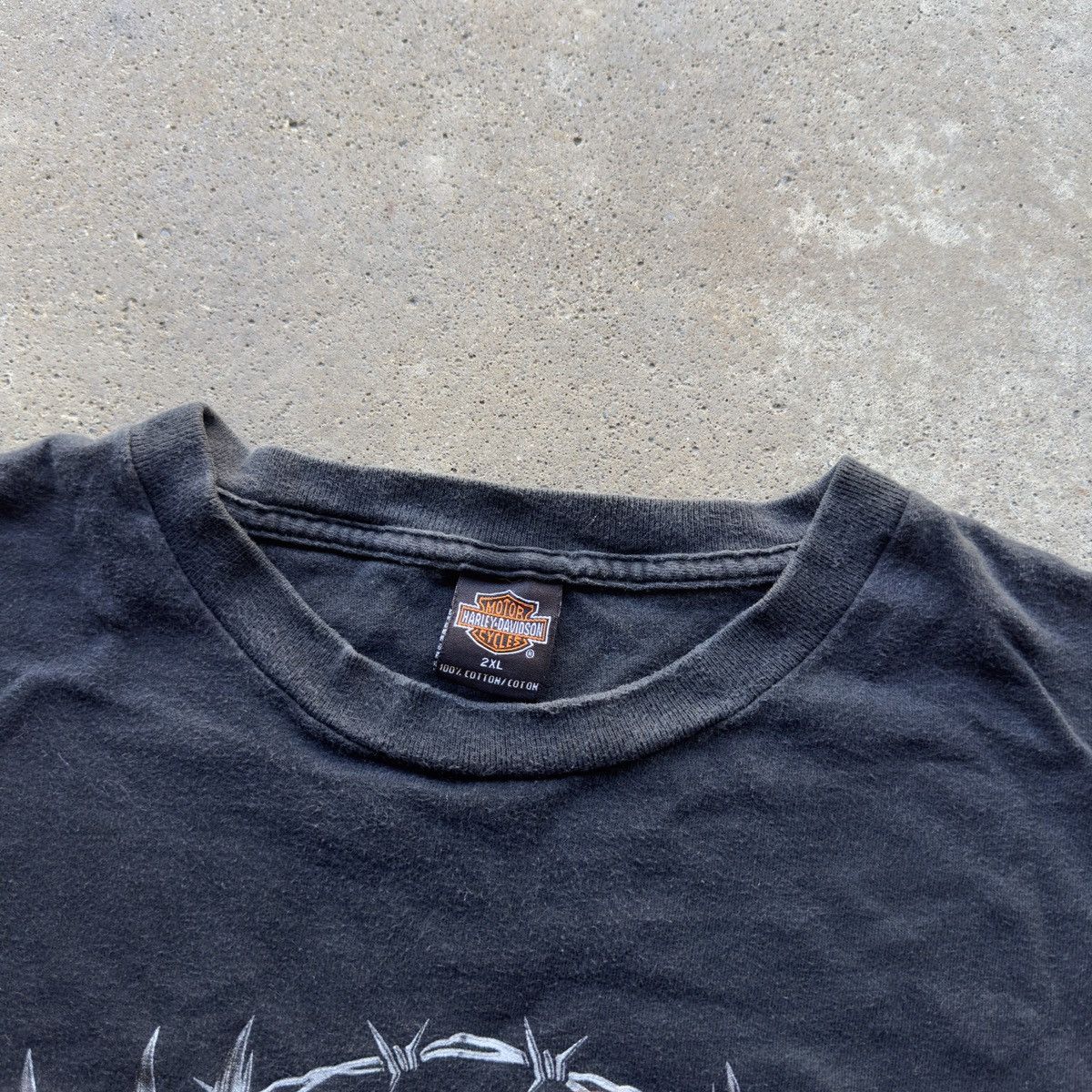 Harley Davidson Vintage Harley Davidson Chrome Logo Tee Size US XXL / EU 58 / 5 - 5 Thumbnail