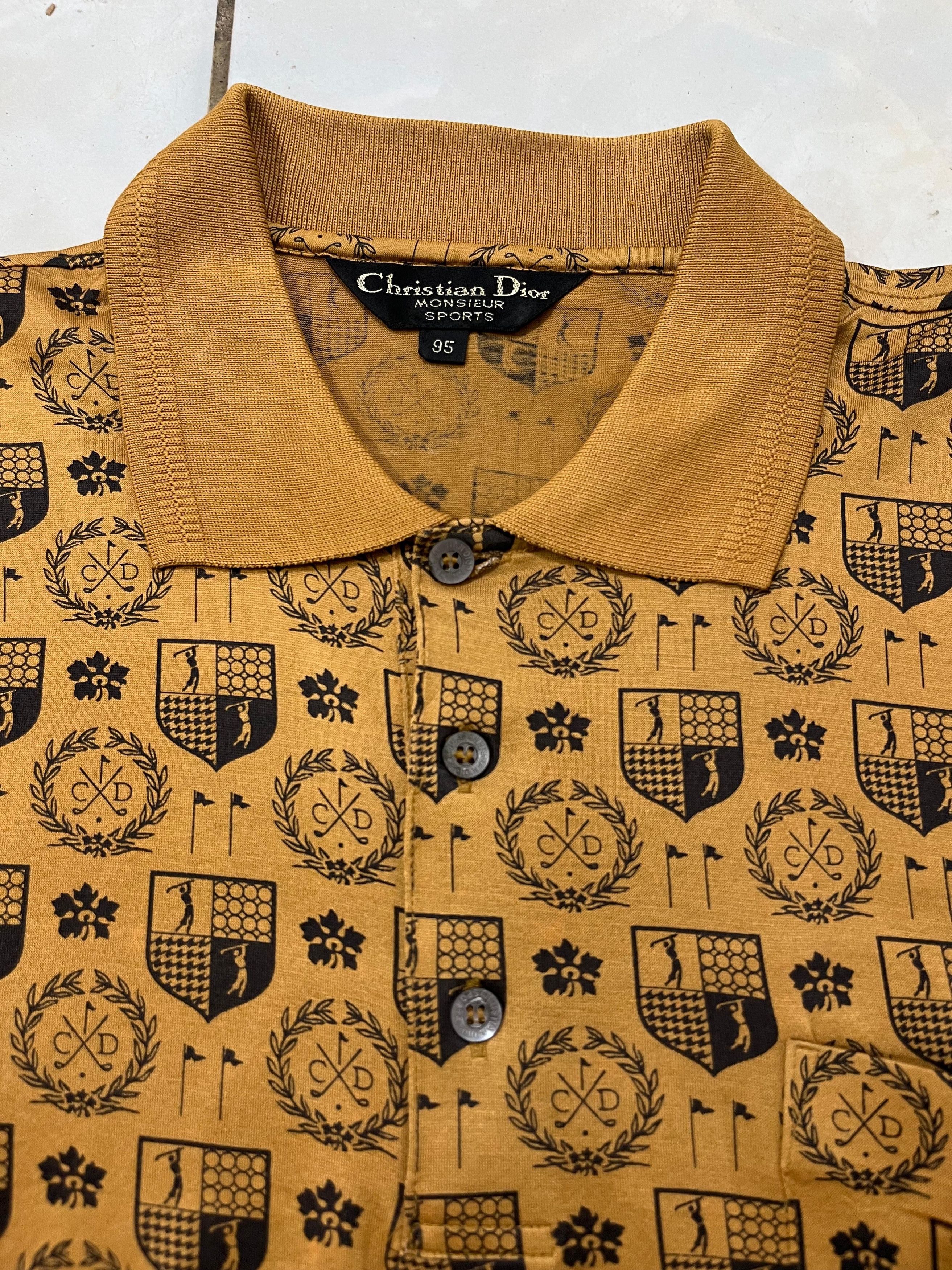 Christian Dior Monsieur Vintage Christian Dior Sports Golf Printed Polo Size US M / EU 48-50 / 2 - 6 Thumbnail