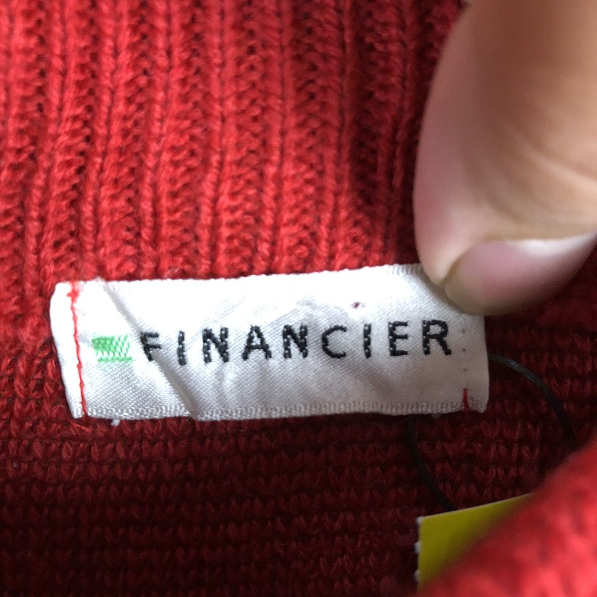 Vintage Financier Red art vintage japan Knitwear #A2340 Size M / US 6-8 / IT 42-44 - 9 Thumbnail