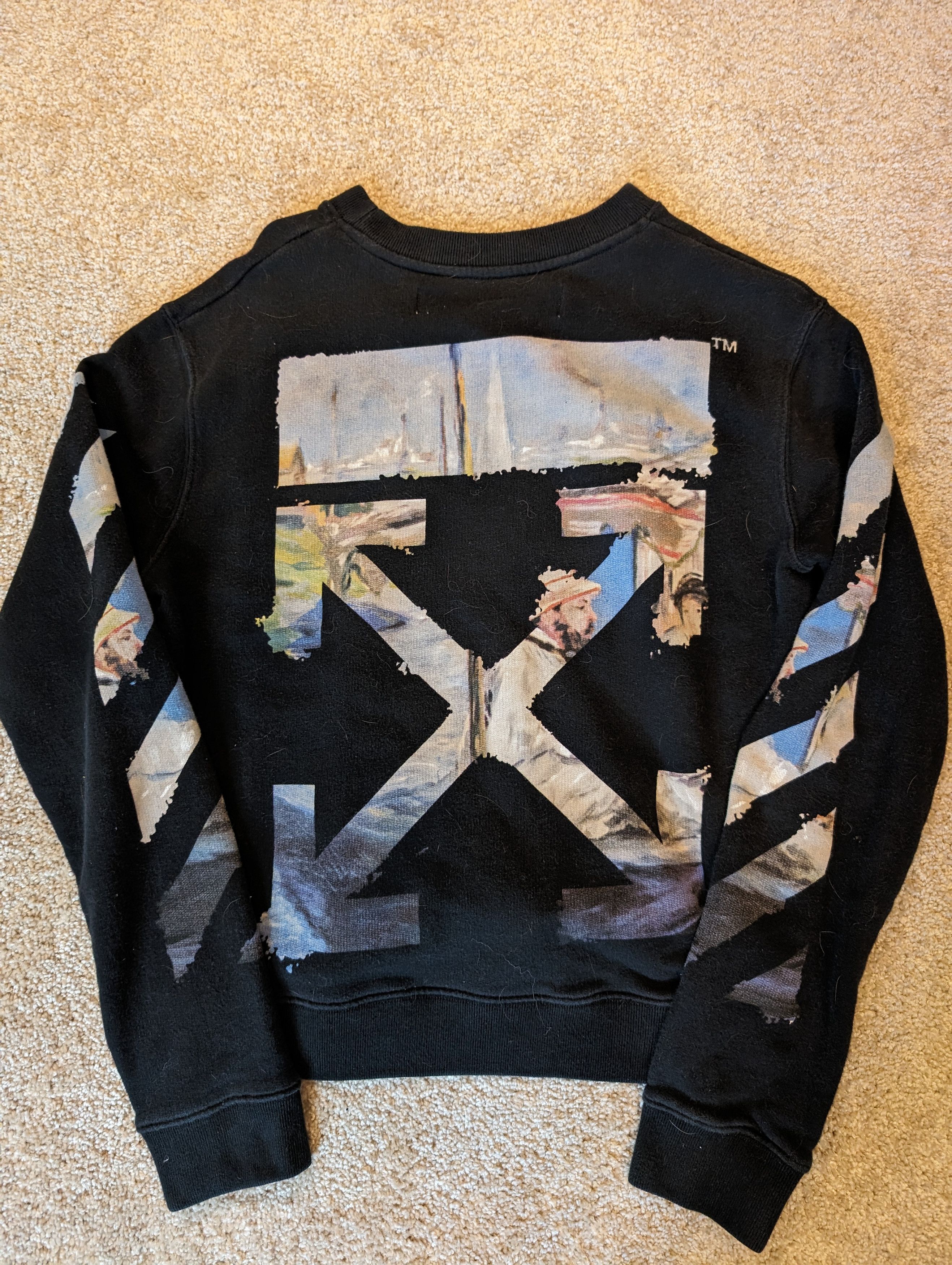 Off white impressionism sweatshirt best sale