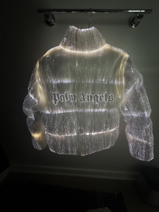 Moncler Maya 70 by Palm Angels Jacket Bright White - FW22 - US