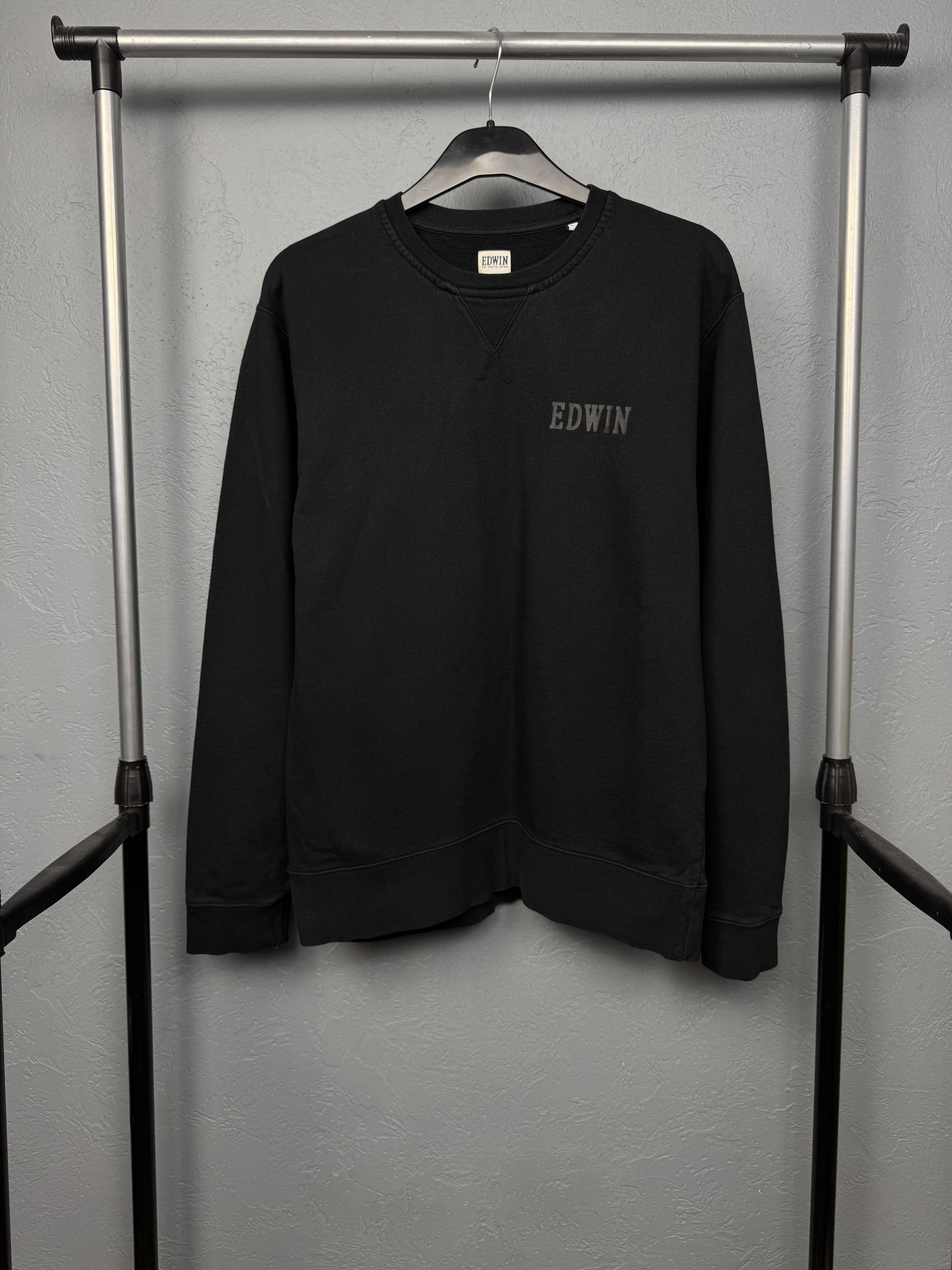 Edwin Edwin Mens Classic Crew Neck Logo Sweatshirt Size US L / EU 52-54 / 3 - 1 Thumbnail