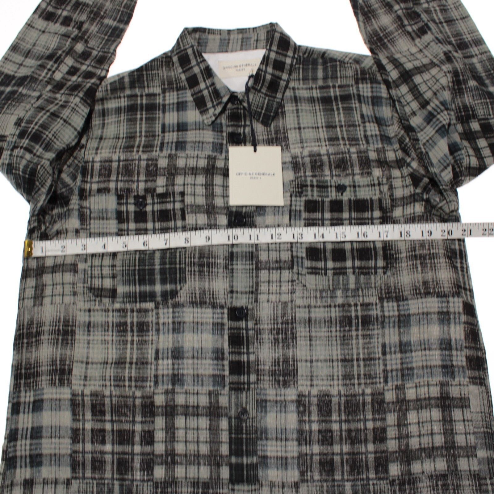 Officine Generale Officine Generale New with tags Shirt Size M US In Gray Size US M / EU 48-50 / 2 - 4 Thumbnail