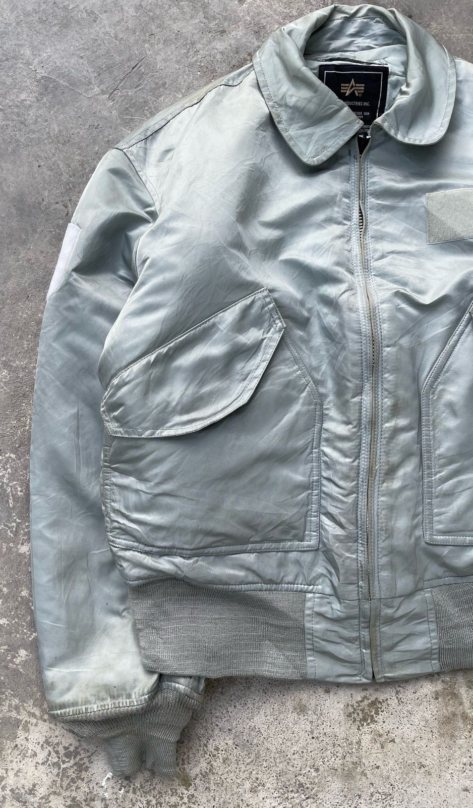 Alpha Industries 🔥Vintage Alpha Industries Ma-1 Flight Bomber Jacket Size US L / EU 52-54 / 3 - 6 Thumbnail