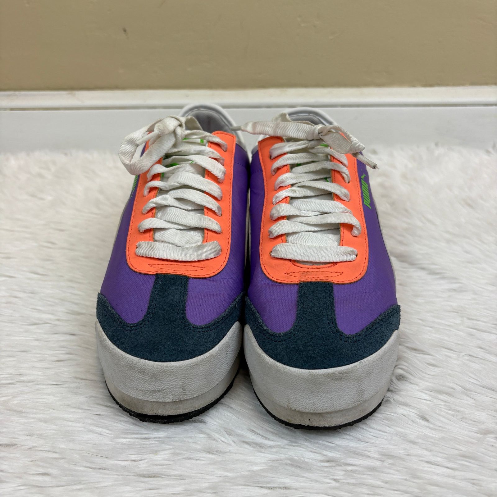 Puma Puma Roma Amor Logo Platform Sneaker Luminous Purple 10 Size US 10 / IT 40 - 3 Thumbnail