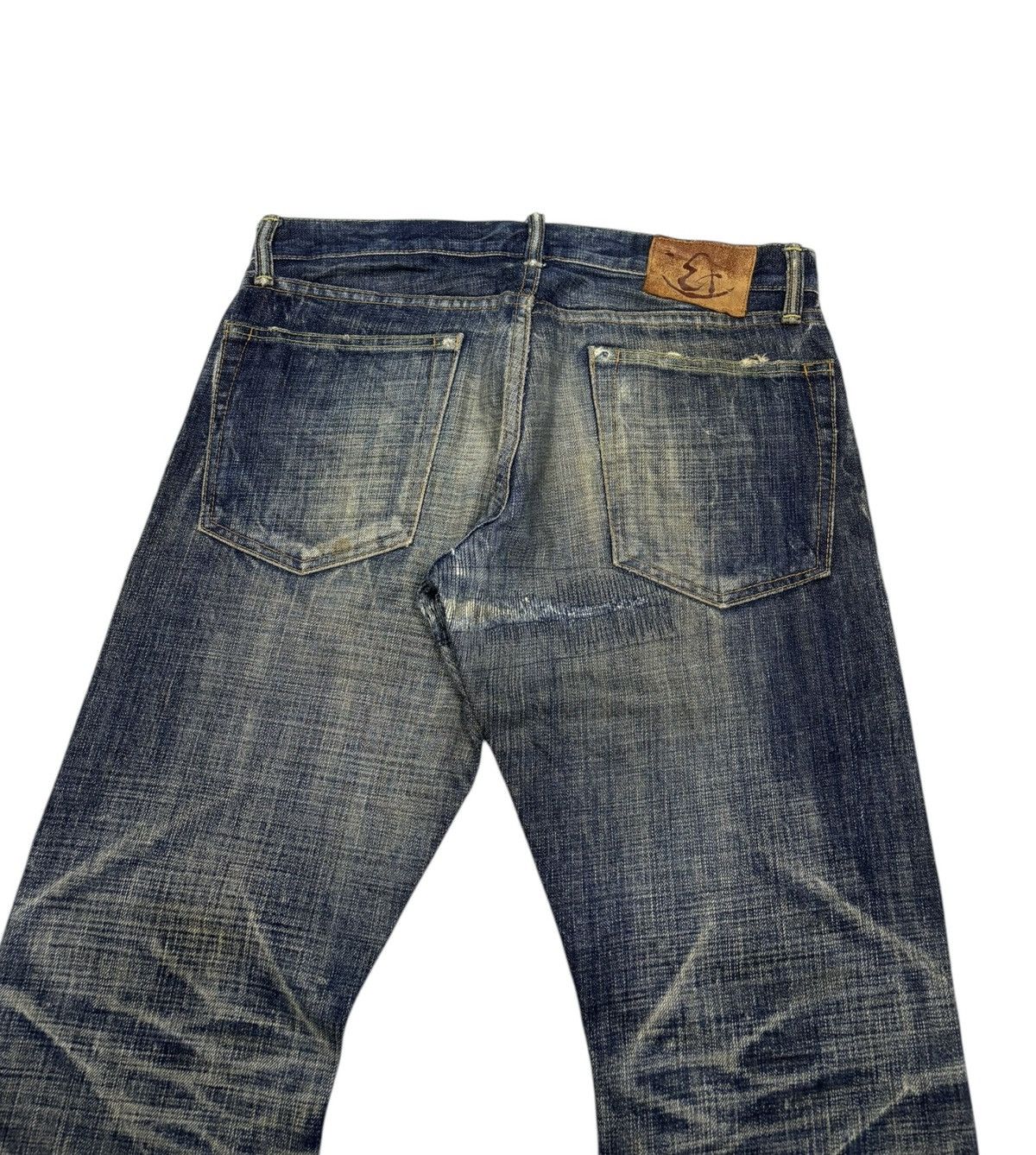 Eternal 🔥ETERNAL MADE IN JAPAN MUD DISTRESSED DENIM JEANS Size US 32 / EU 48 - 4 Thumbnail