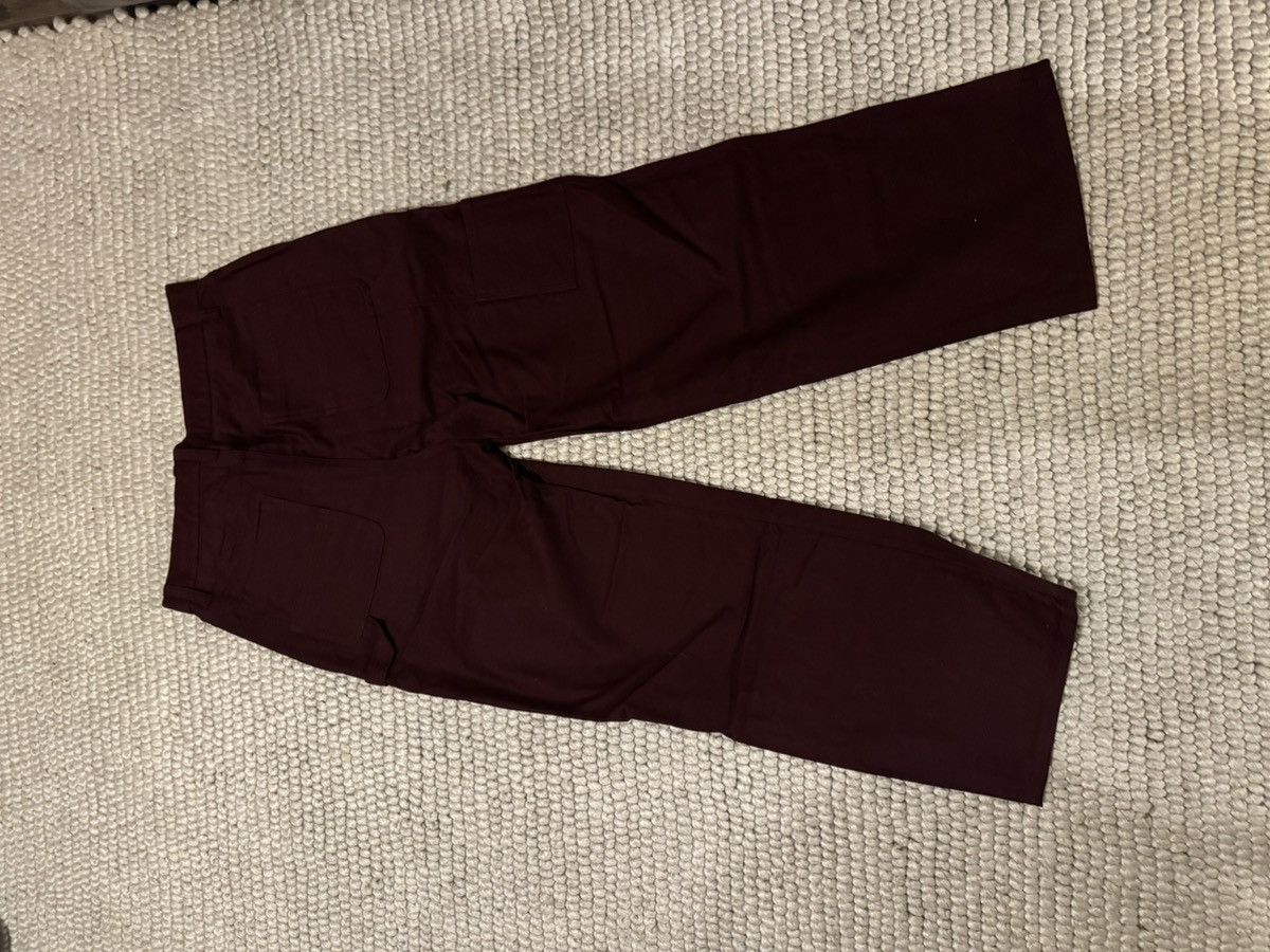Brain Dead Moleskin Double Knee Utility Pants - Burgundy Size US 32 / EU 48 - 5 Thumbnail
