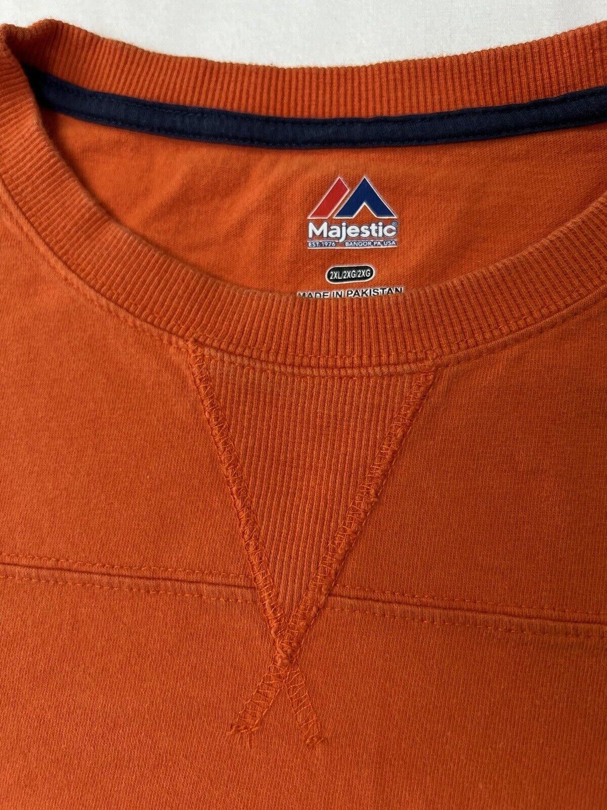 Majestic Majestic Denver Broncos Long Sleeve T-Shirt NFL Mens 2XL Size US XXL / EU 58 / 5 - 4 Thumbnail
