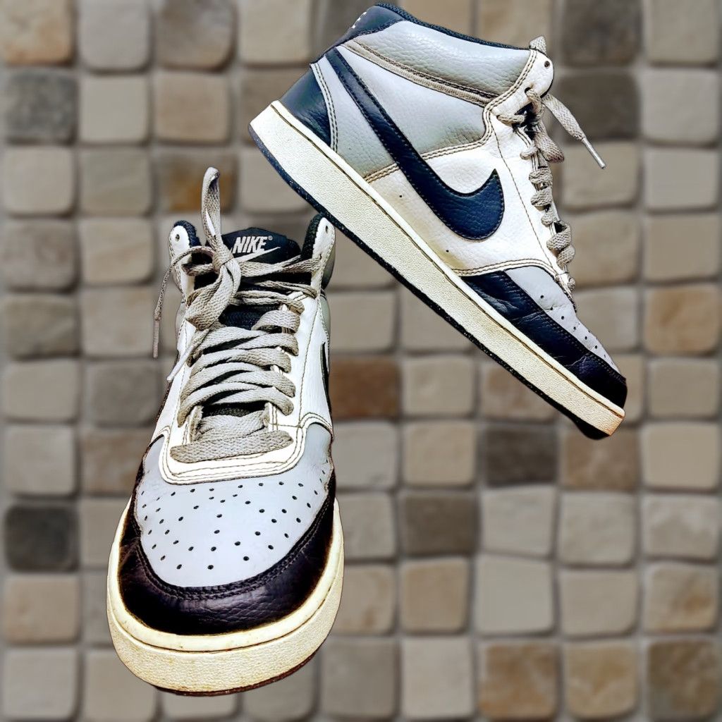 Nike Nike Court Vision Next Nature Mid Top Light Smoke Grey Sail Size 9 Mens Shoes Gray Breathable Cushioned Rubber Outsole Sneakers Size US 9 / EU 42 - 1 Thumbnail